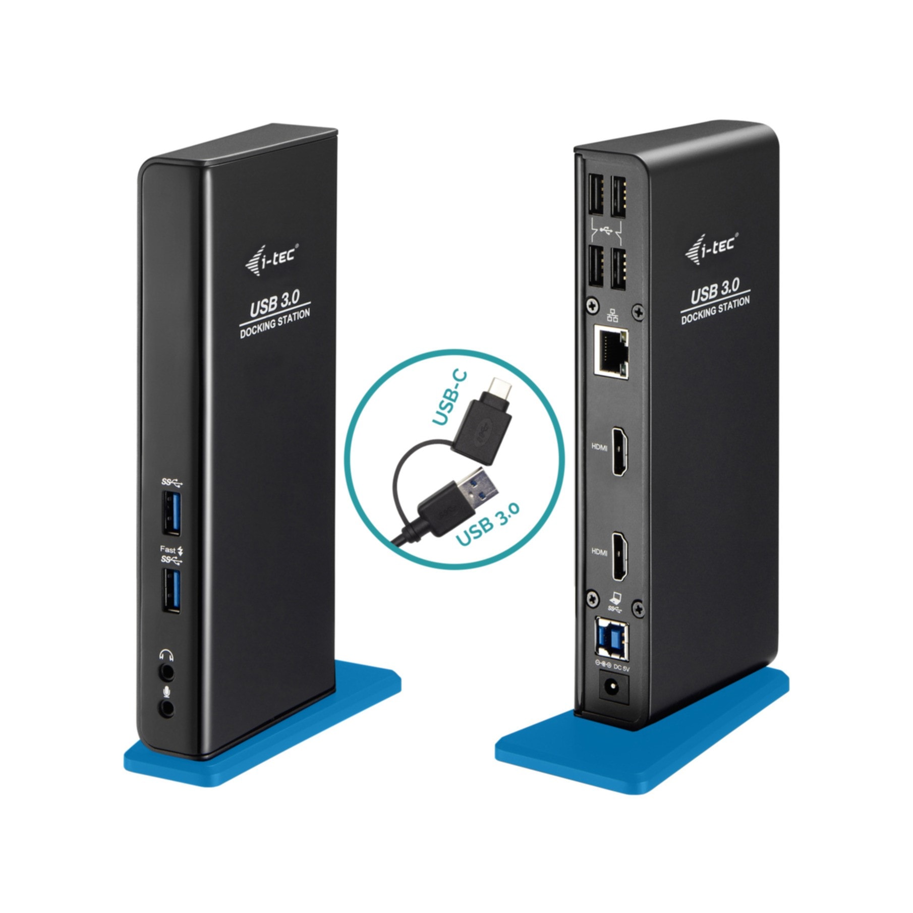 I-TEC Laptop-Dockingstation »USB 3.0/USB-C Dual HDMI Docking Station«