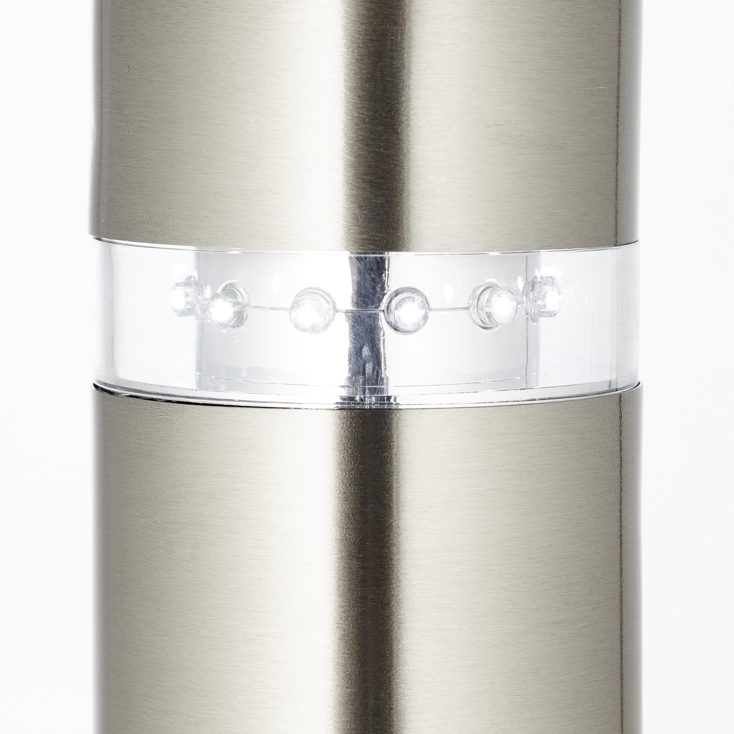 Brilliant Außen-Stehlampe »BOLE«, 78 cm Höhe, Ø 8 cm, Bewegungsmelder, E27, Metall/Kunststoff, edelstahl