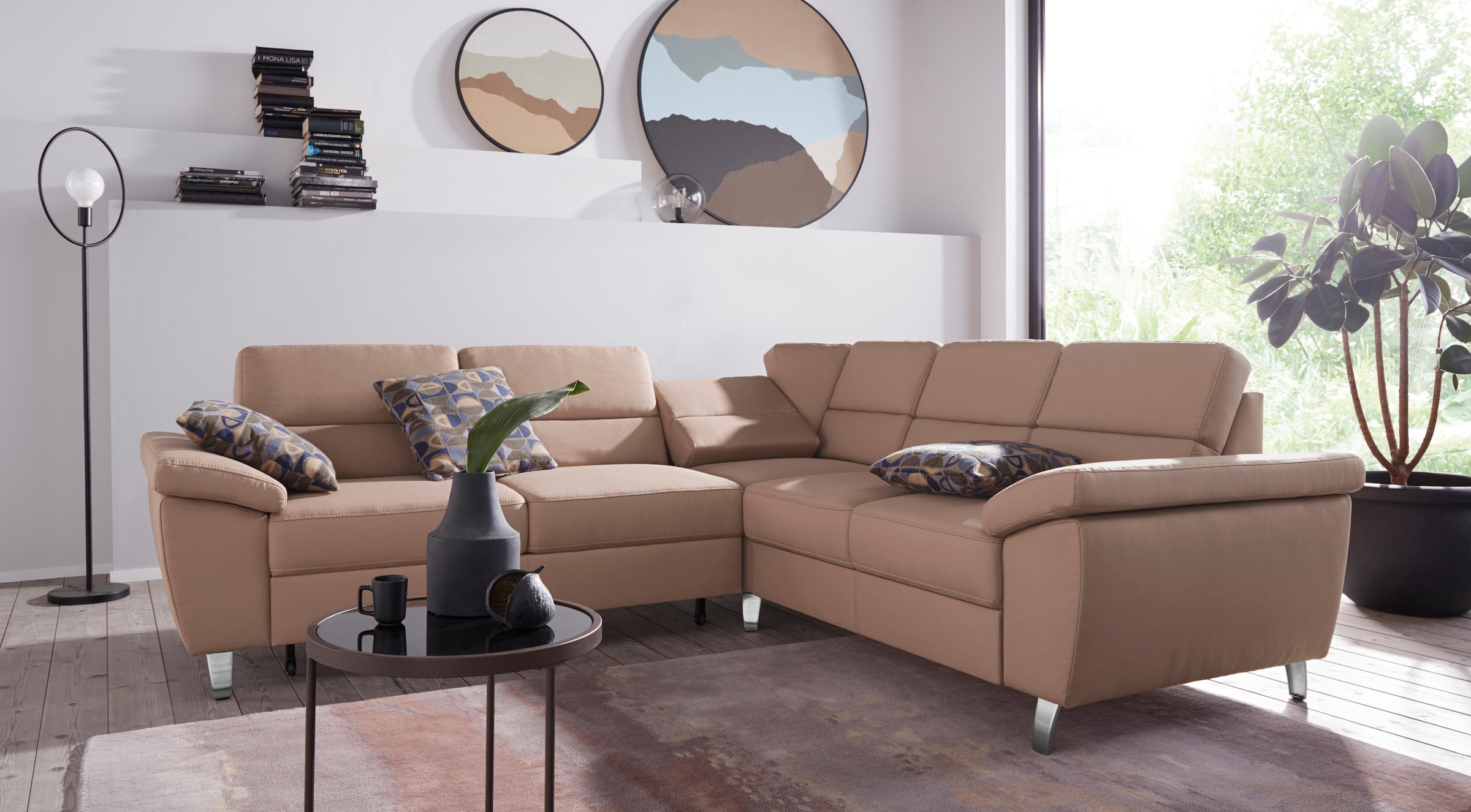 sit&more Ecksofa »Sorano L-Form«, wahlweise mit Bett- und Relaxfunktion, inkl. Bettkasten