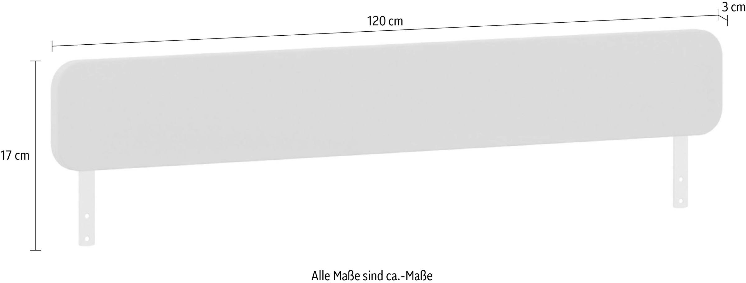 YUNY by PAIDI Umbauseiten »HAZEL in Beige, zusätzlicher Rausfallschutz« vordere Absturzsicherung zum Kinderbett