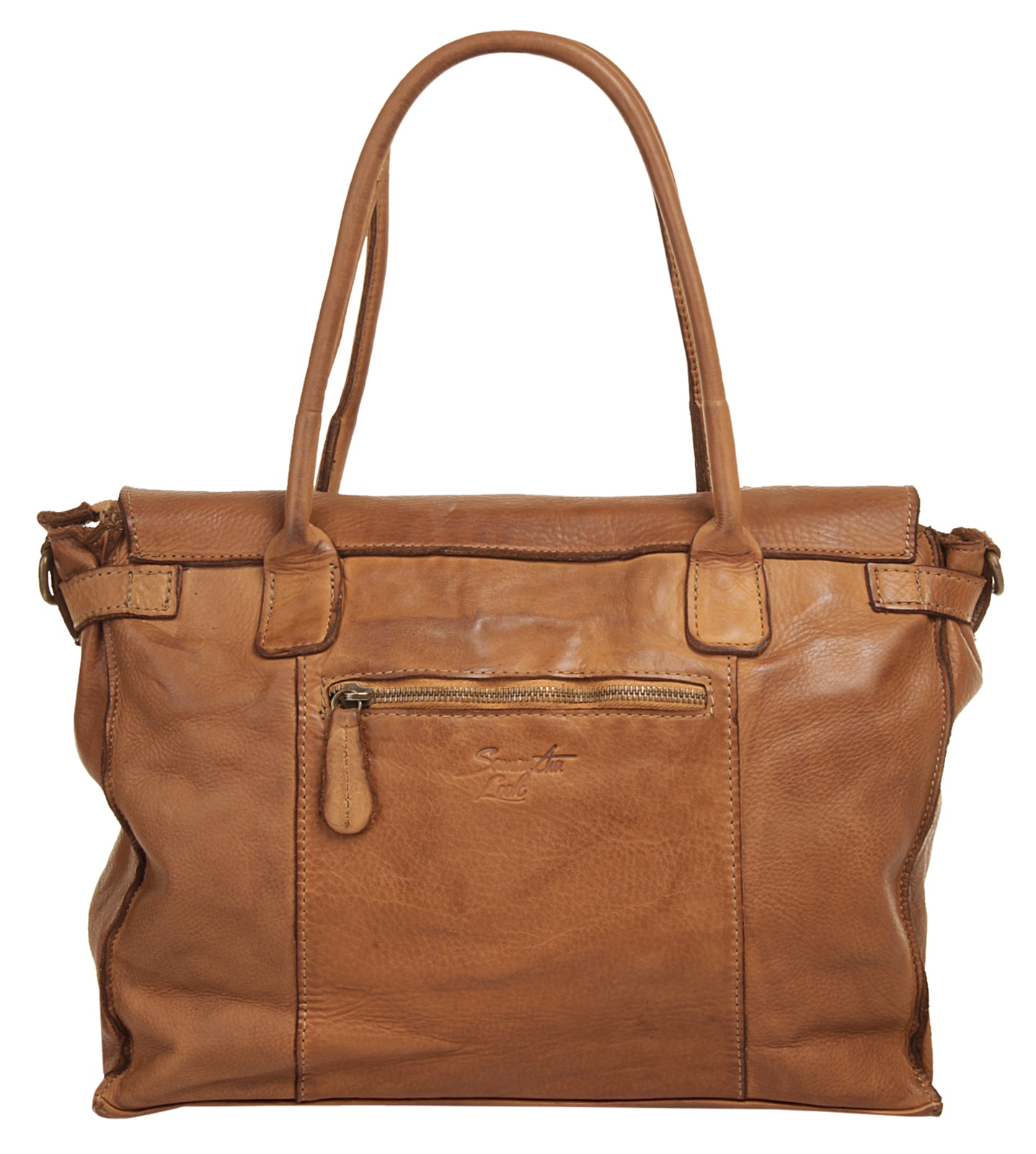 Samantha Look Shopper, echt Leder, Made in Italy