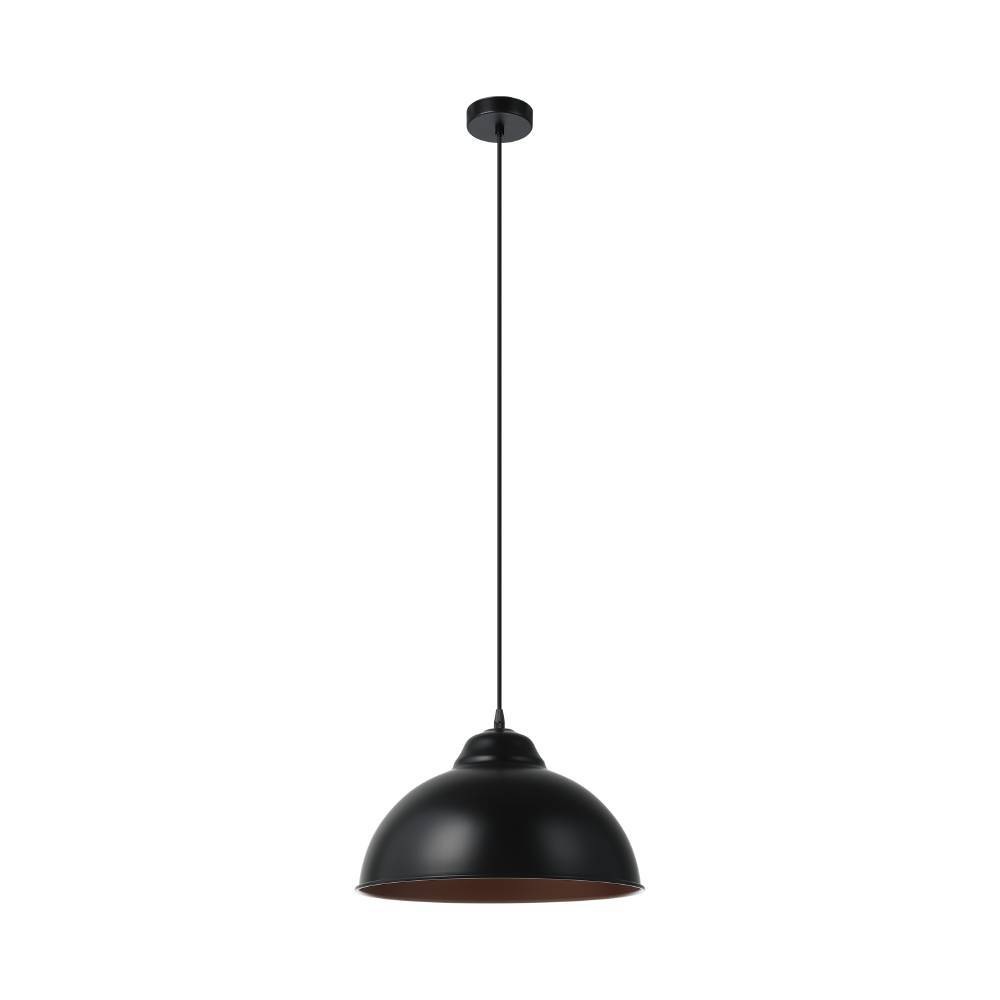 EGLO Hängeleuchte »TRURO 2 Hängelampe, Esstischlampe, Stahl, schwarz, kupfer, E27« E27 1 Stk. Wohnzimmerlampe, 1 flammig, Vintage, Industrial, Retro, 110x37cm