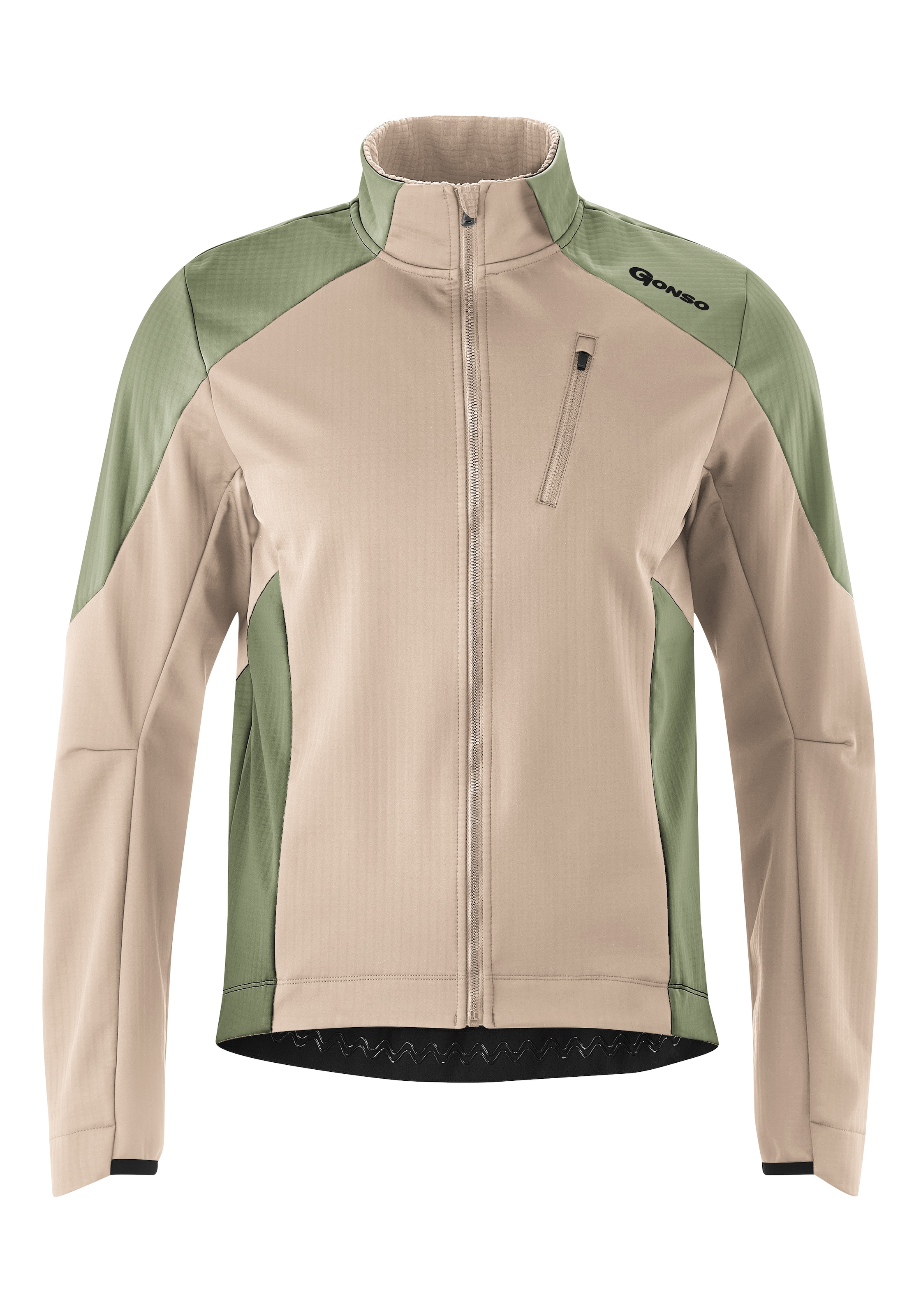 Fahrradjacke »TRAIL JACKET SOFTSHELL M«, Wasserabweisend, strapazierfähig, atmungsaktiv