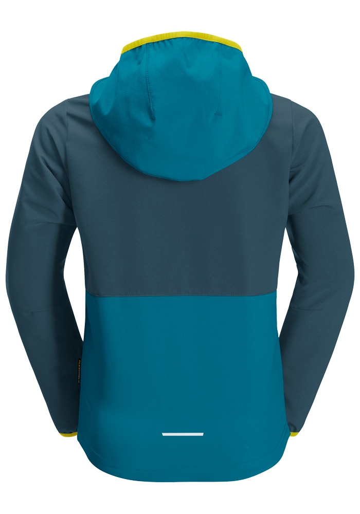 Jack Wolfskin Softshelljacke »TURBULENCE B«, mit Kapuze