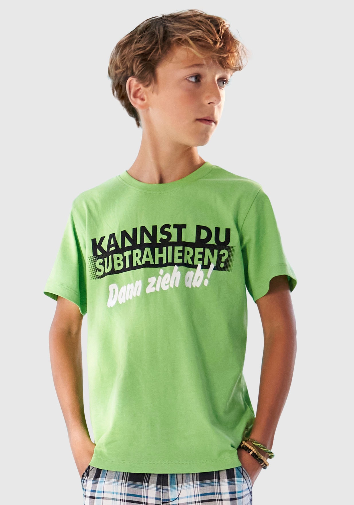 T-Shirt »KANNST DU SUBTRAHIEREN?«, Spruch