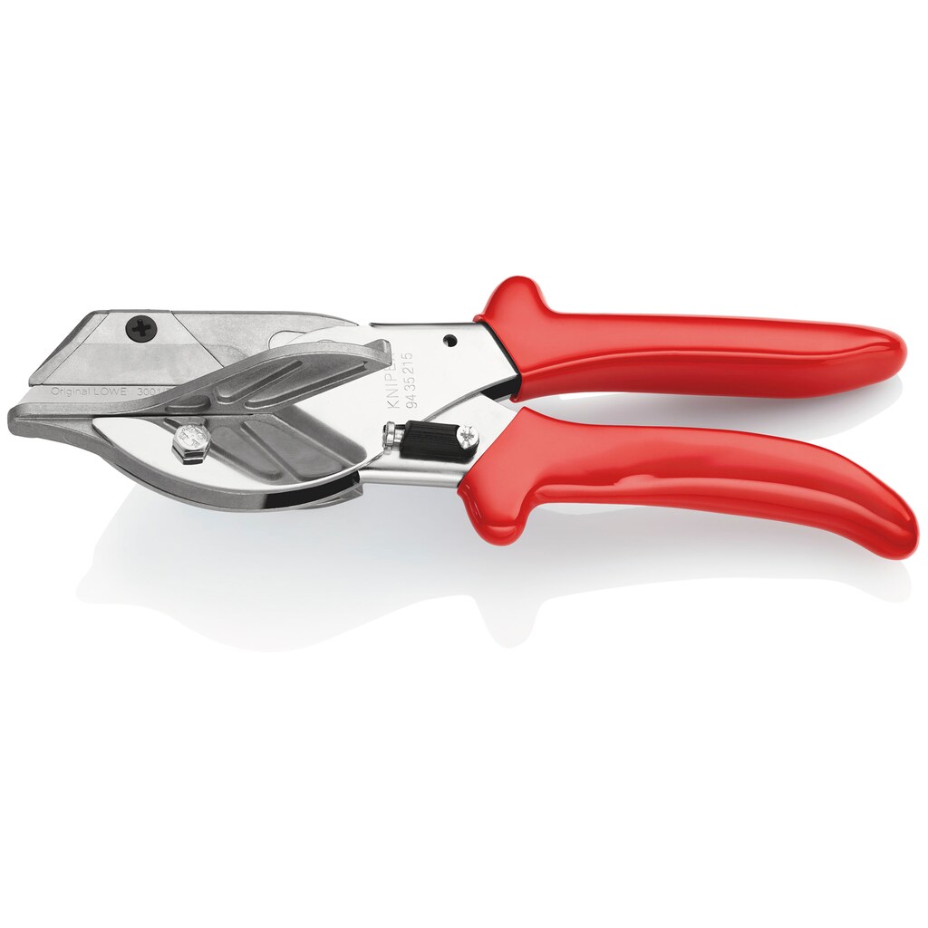 Knipex Elektrikerschere »94 35 215 EAN Gehrungsschere für Kunststoff- und Gummiprofile«