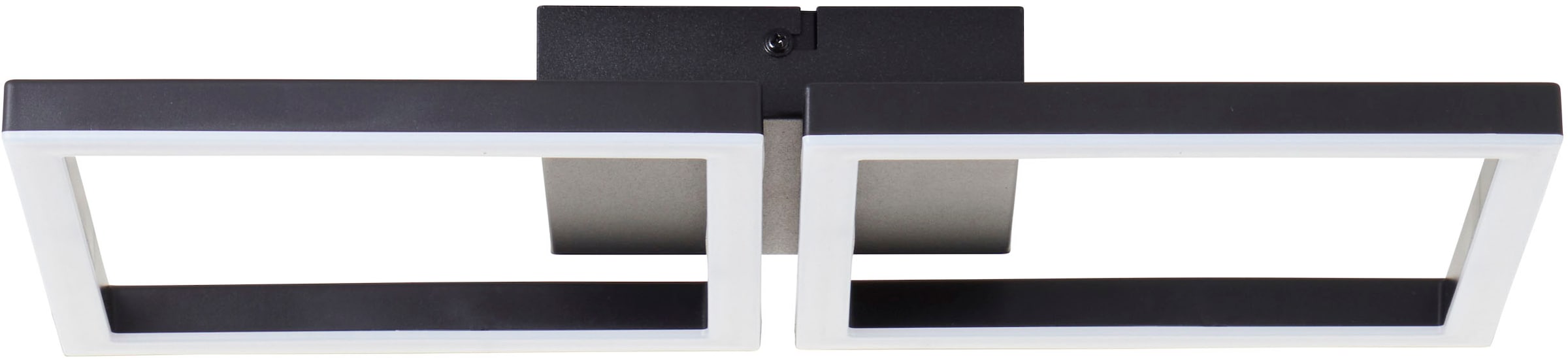 Brilliant LED Deckenleuchte »Nuvela« LED-Modul Warmweiß LED-Profilleuchte, 20 x 41 x 5 cm, 2300 lm, 3000 K, Metall, schwarz