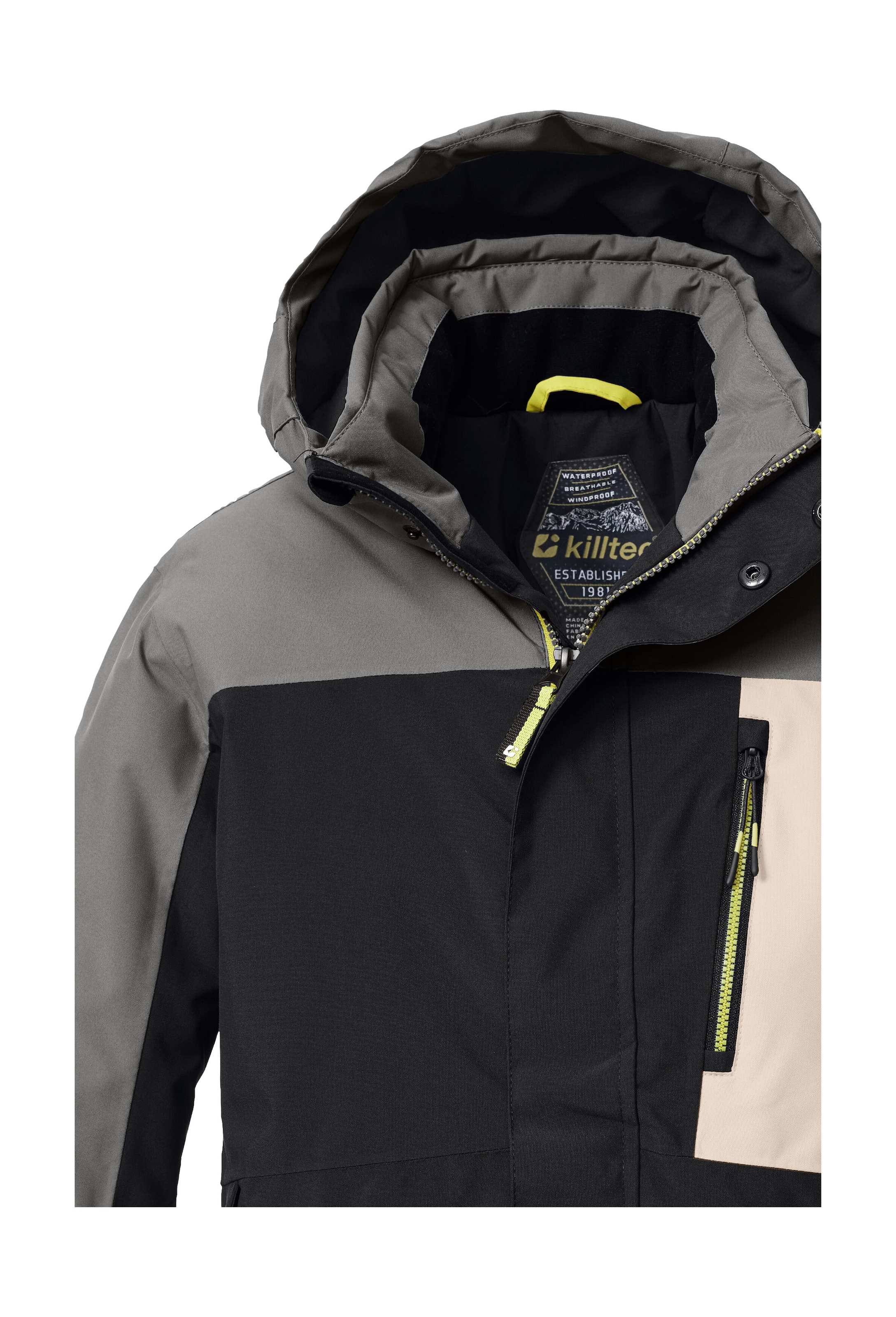 Killtec Skijacke »KSW 200 BYS SKI JCKT« Killtec Kids Skijacke: wasserdicht, atmungsaktiv, reflektierend