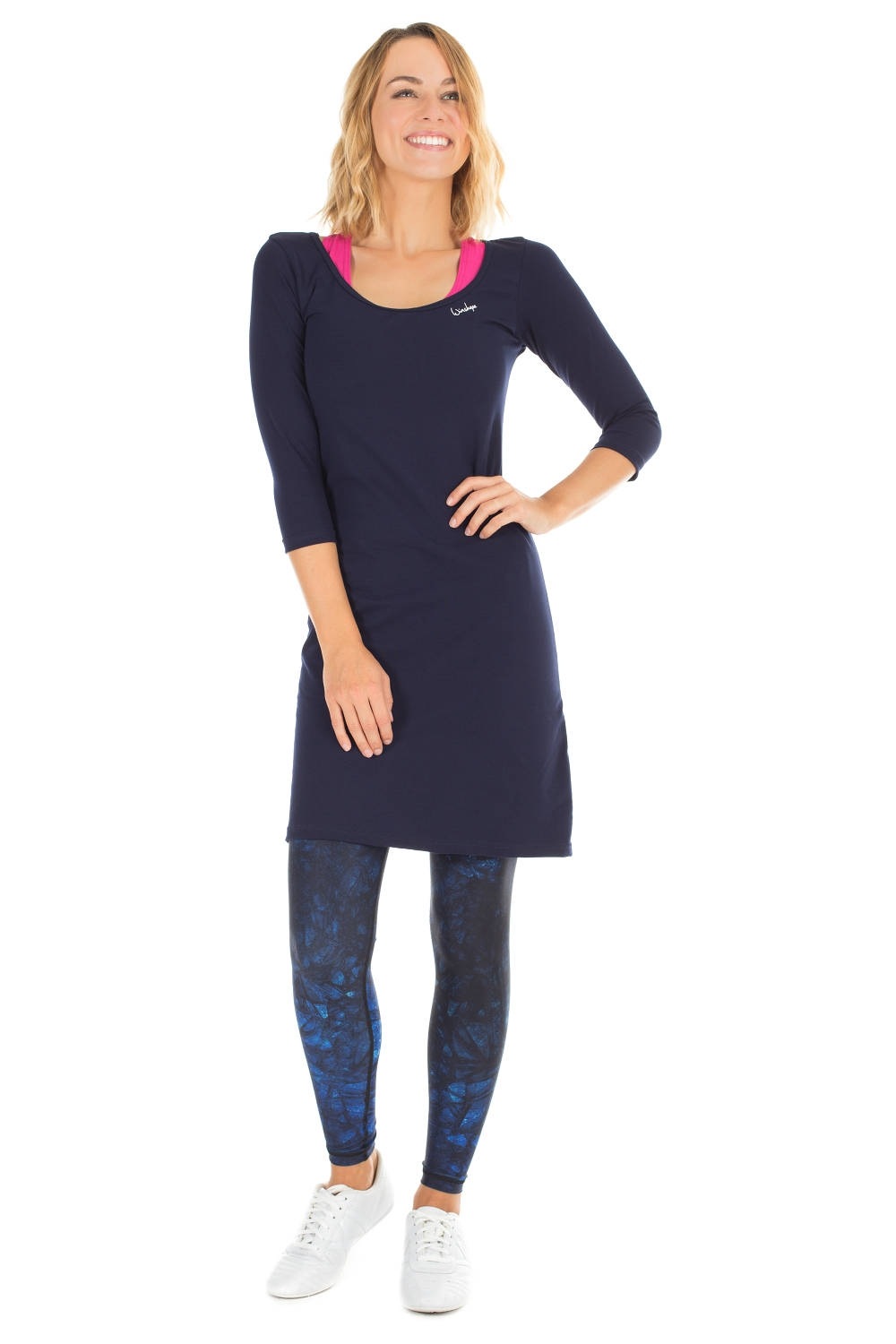 Winshape A-Linien-Kleid »WK2«, 3/4-Arm