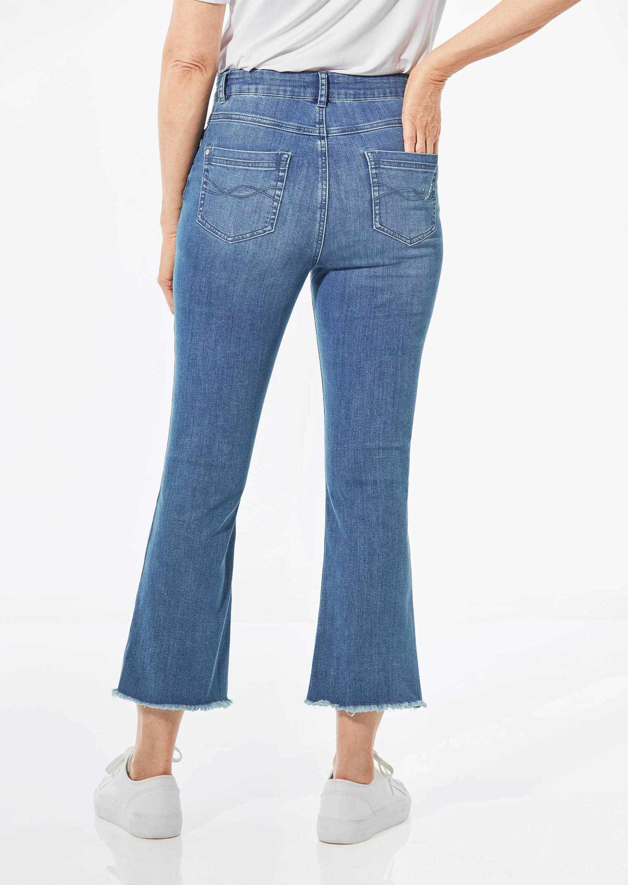 GOLDNER Regular-fit-Jeans »Jeans Jeans in 3/4-Länge«