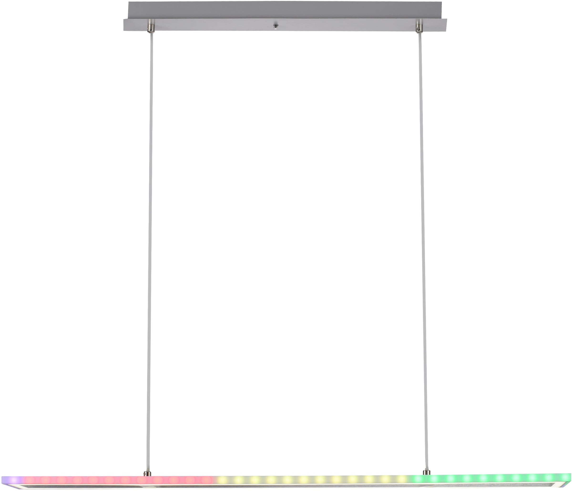 my home LED Pendelleuchte »Luan«, XXL 3 Inkl. kaufen Infrarot-Fernbed. Garantie Sidelight: online Downlight: Rainbow-RGB, mit Jahren | 2 flammig-flammig, 2700-5000K