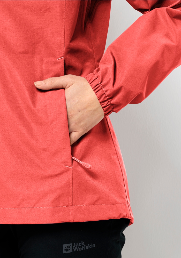 Jack Wolfskin Outdoorjacke »STORMY POINT 2L JKT W«, mit Kapuze