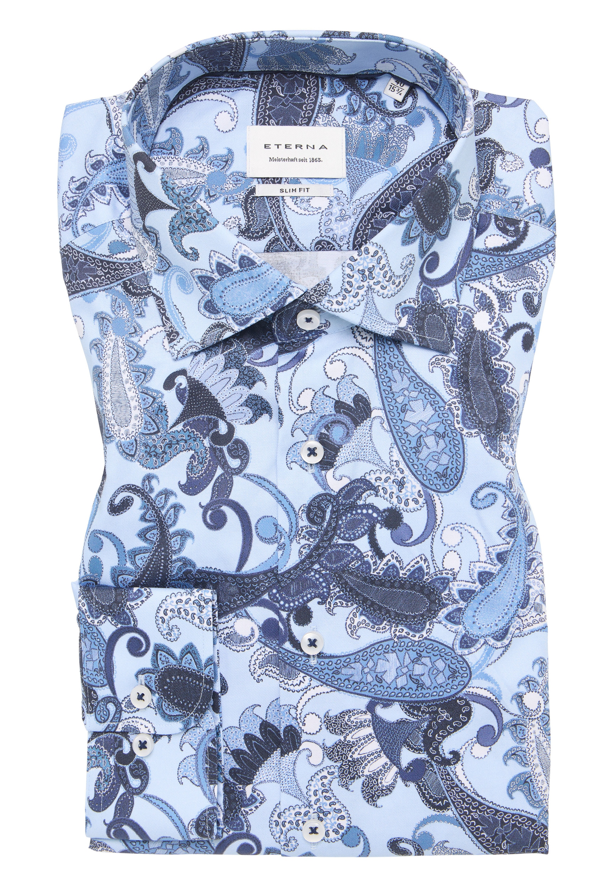 Eterna Langarmhemd »SLIM FIT«, NON IRON (bügelfrei)