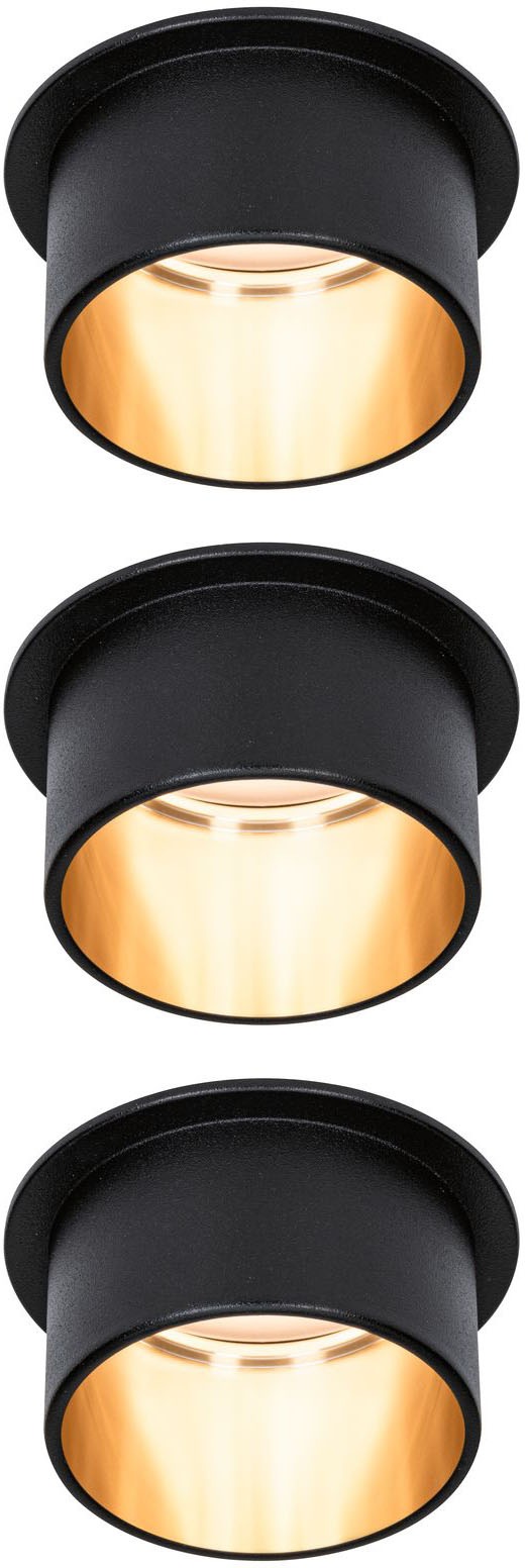 Paulmann LED Bad-Einbauleuchte »Gil«, 3er-Set, Schutzart IP44, 3-Stufen-dimmbar, Ø 6,8 cm, inkl. LED Leuchtmittel