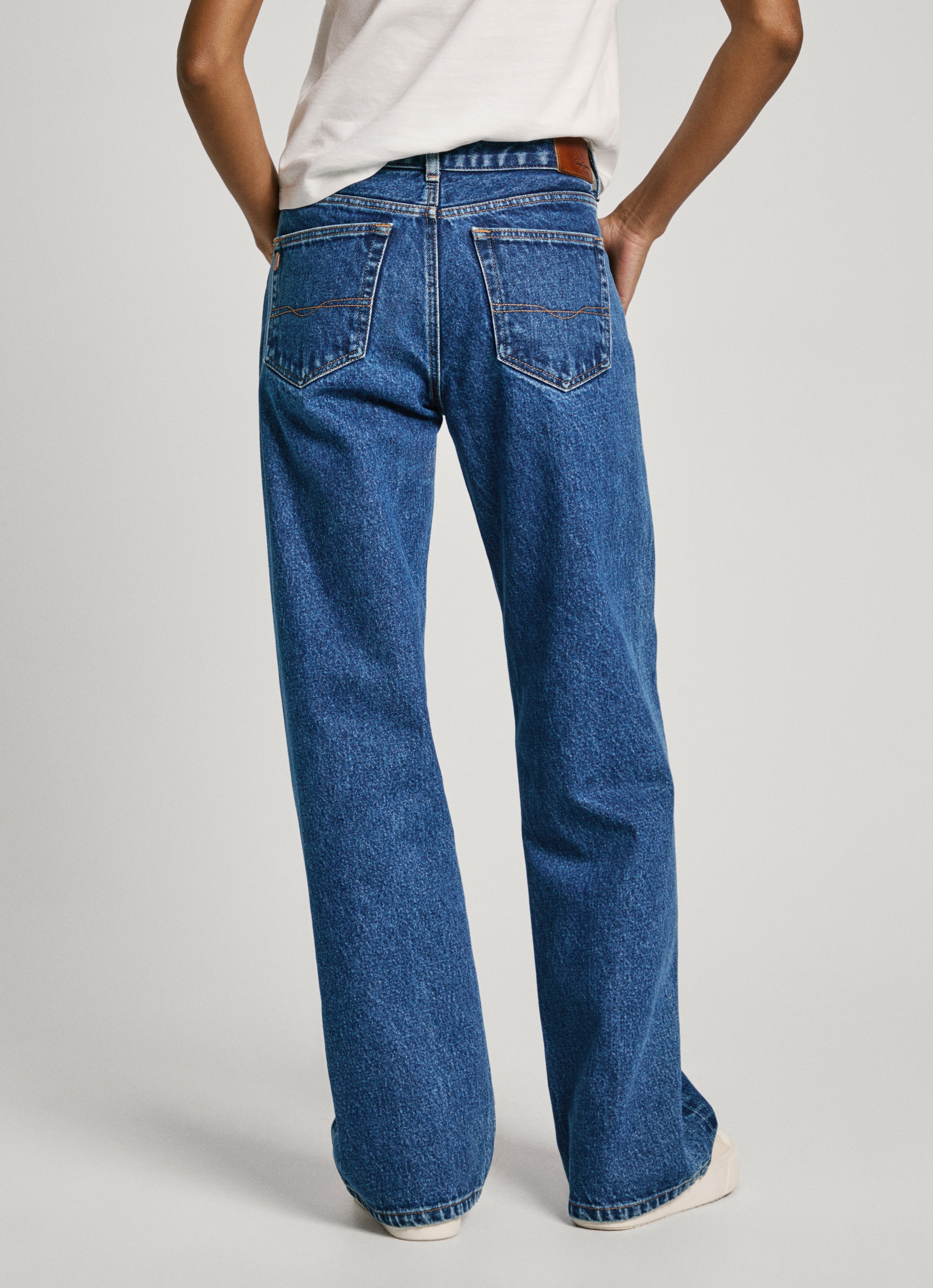 Pepe Jeans Loose-fit-Jeans »LOOSE ST JEANS HW«, mit geradem, weitem Bein