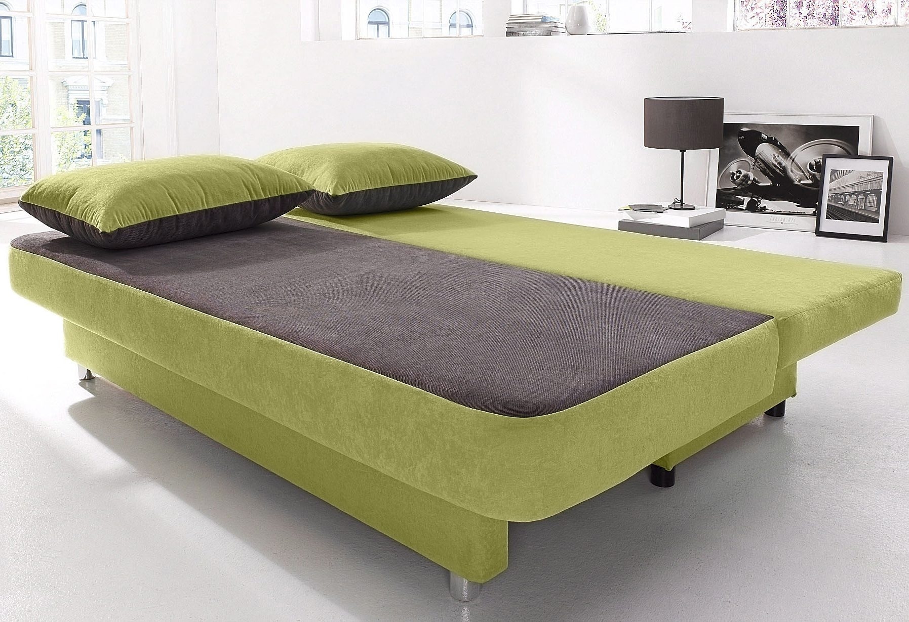 COLLECTION AB Schlafsofa »Ulla inkl. Bettfunktion und Bettkasten«, Schlafsofa,Bettfunktion,Bettkasten,inkl. Rückenkissen,Armlehnekissen