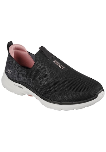 Skechers Slip-On Sneaker »GO WALK 6 GLIMMERING«, mit gepolstertem Fersenpart kaufen