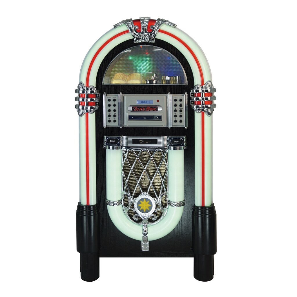 Silva Schneider Retro-Radio »Jukebox 250«, (Bluetooth UKW mit RDS 40 W)