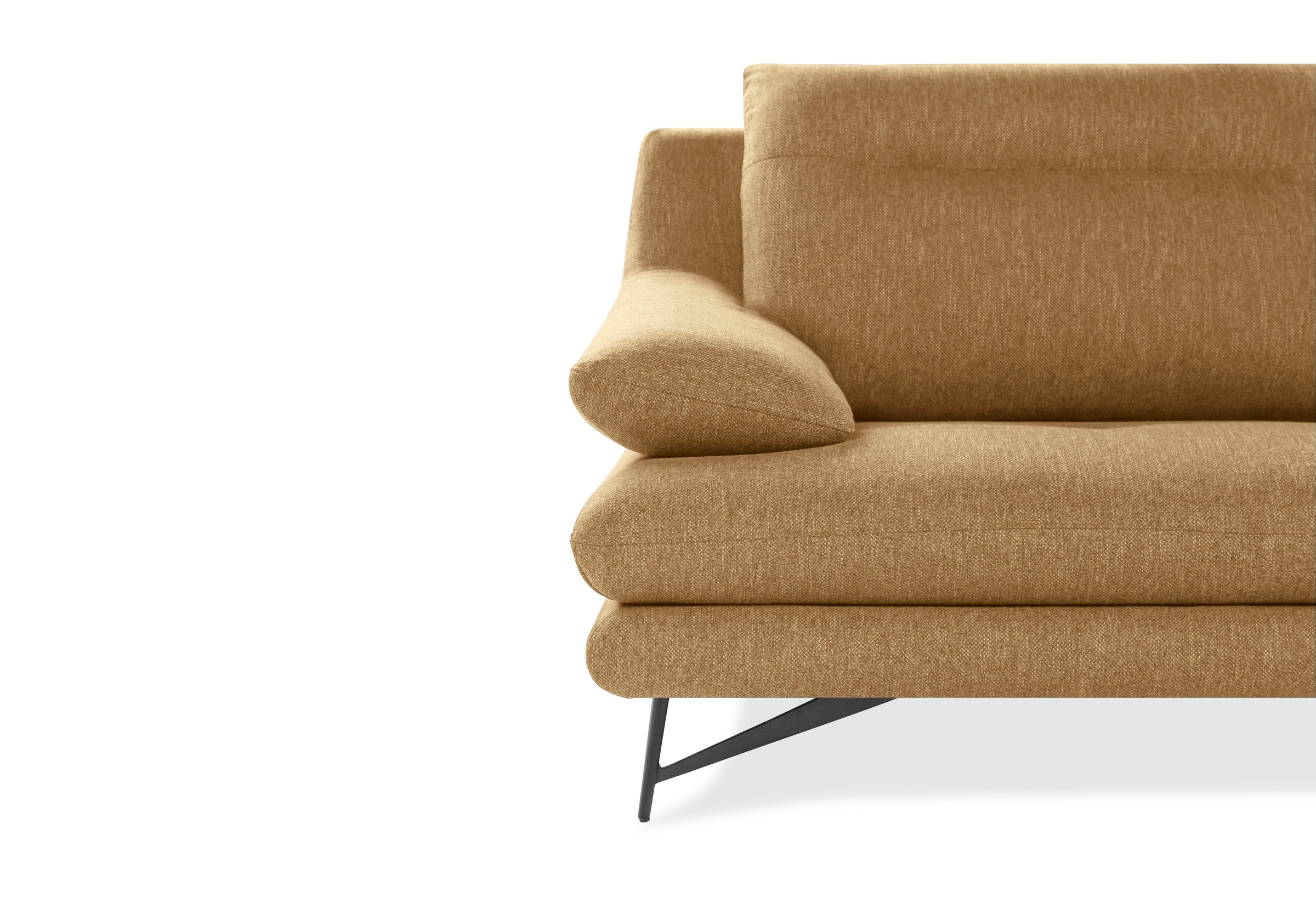 CALIA ITALIA 2-Sitzer »Cezanne, italienisches Designsofa mit erstklassigem Sitzkomfort«, wahlweise mit Sitztiefenverstellung