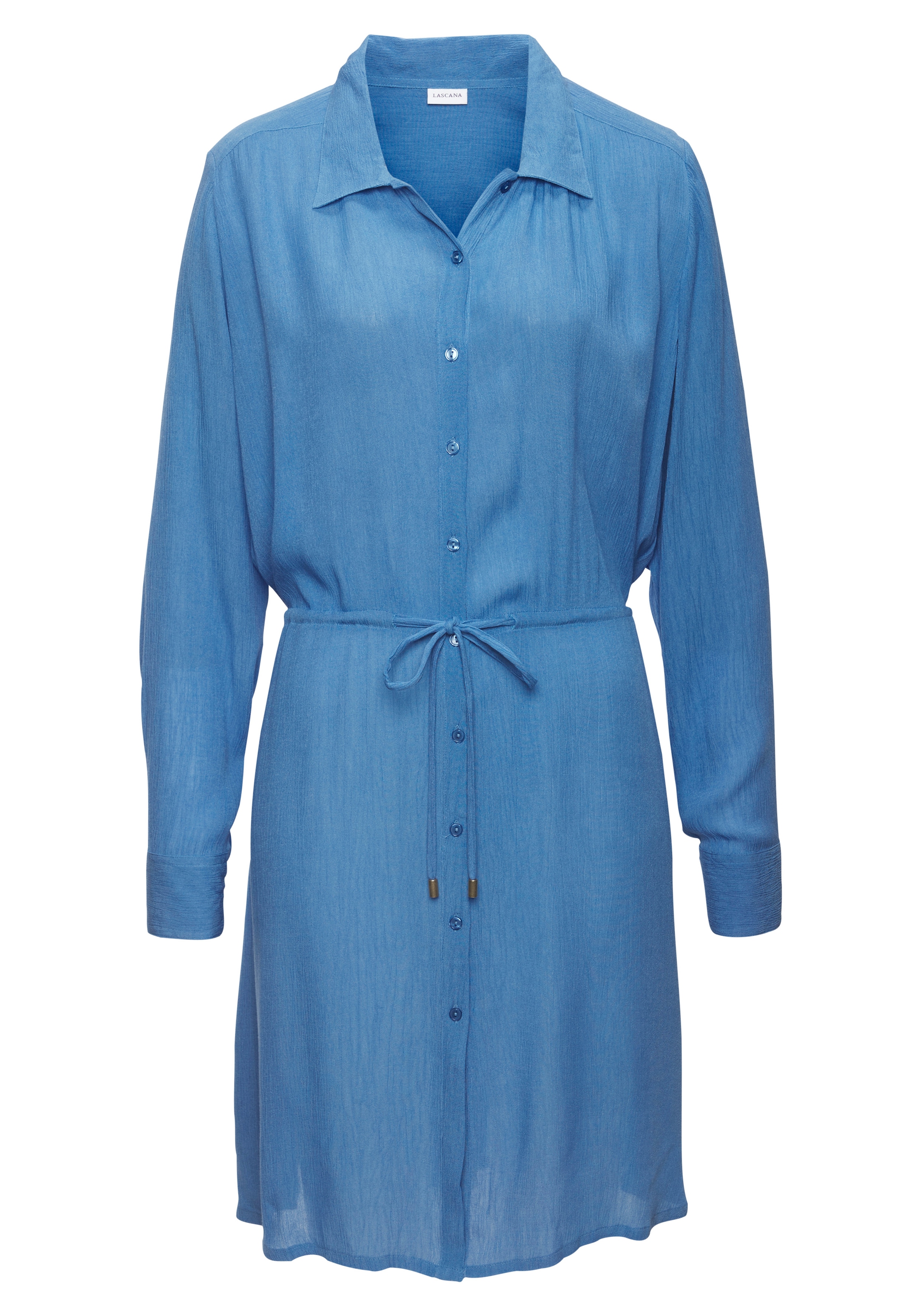 LASCANA Strandkleid in trendiger Crepe-Qualität
