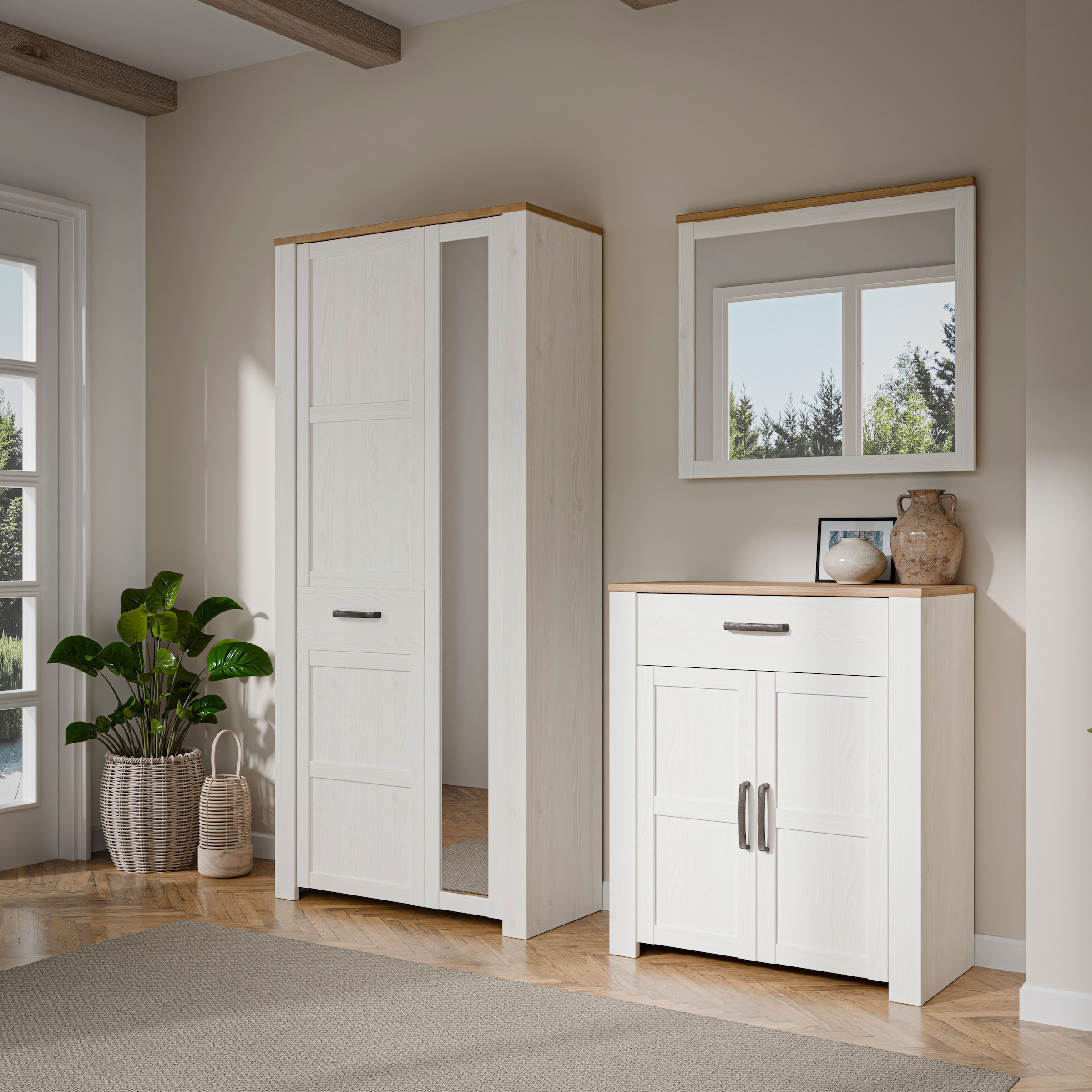 FORTE Schuhkommode »Bohol Schuhschrank, Soft Close, 12 Paar Schuhe« B/H/T 86,4/99,3/42 cm,