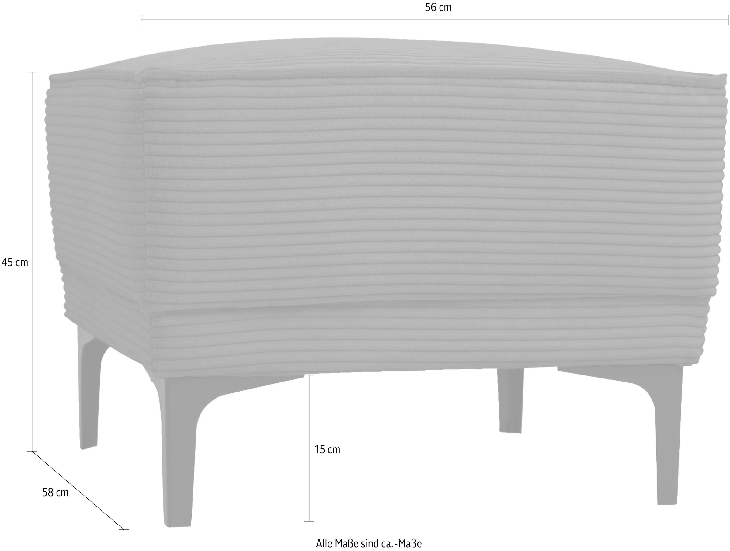 PLACES OF STYLE Polsterhocker »Oland« passend zur Serie OLAND