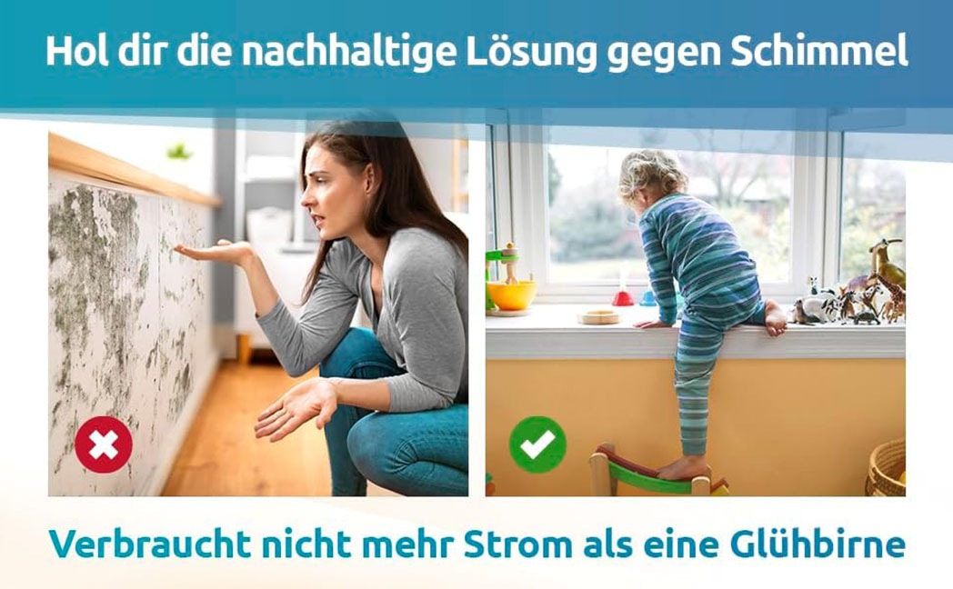 Technaxx Infrarotheizung »Schimmel Dry M1«, Basismodul, trocknet Wandflächen mit wärmender Infrarotstrahlung