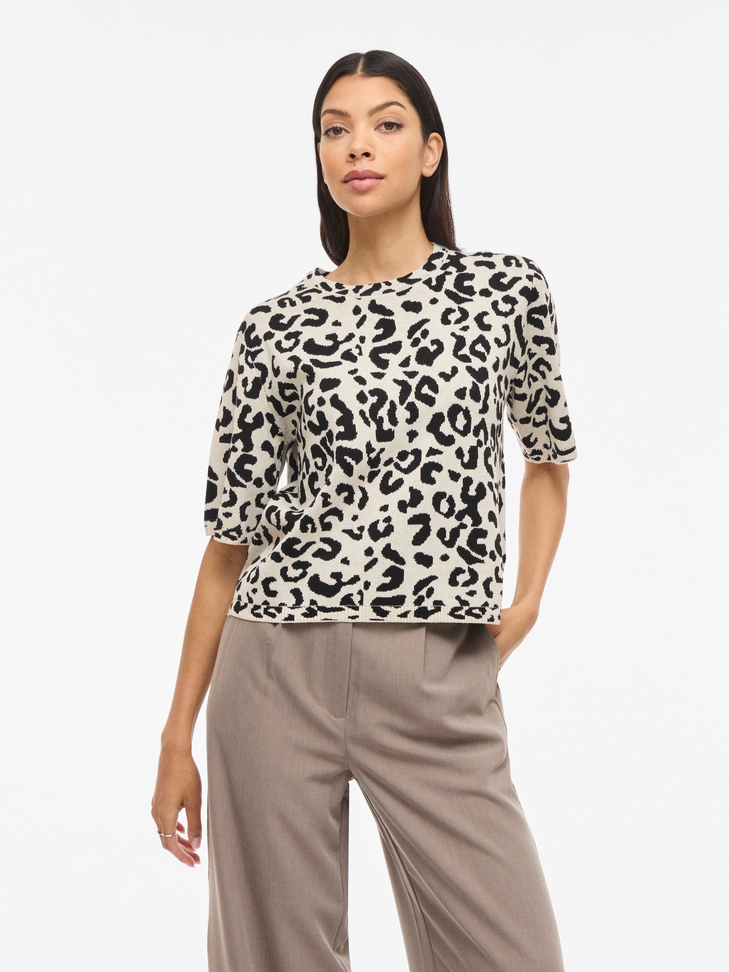Vila Strickpullover »VIMAYAS O-NECK 2/4 KNIT NOOS«