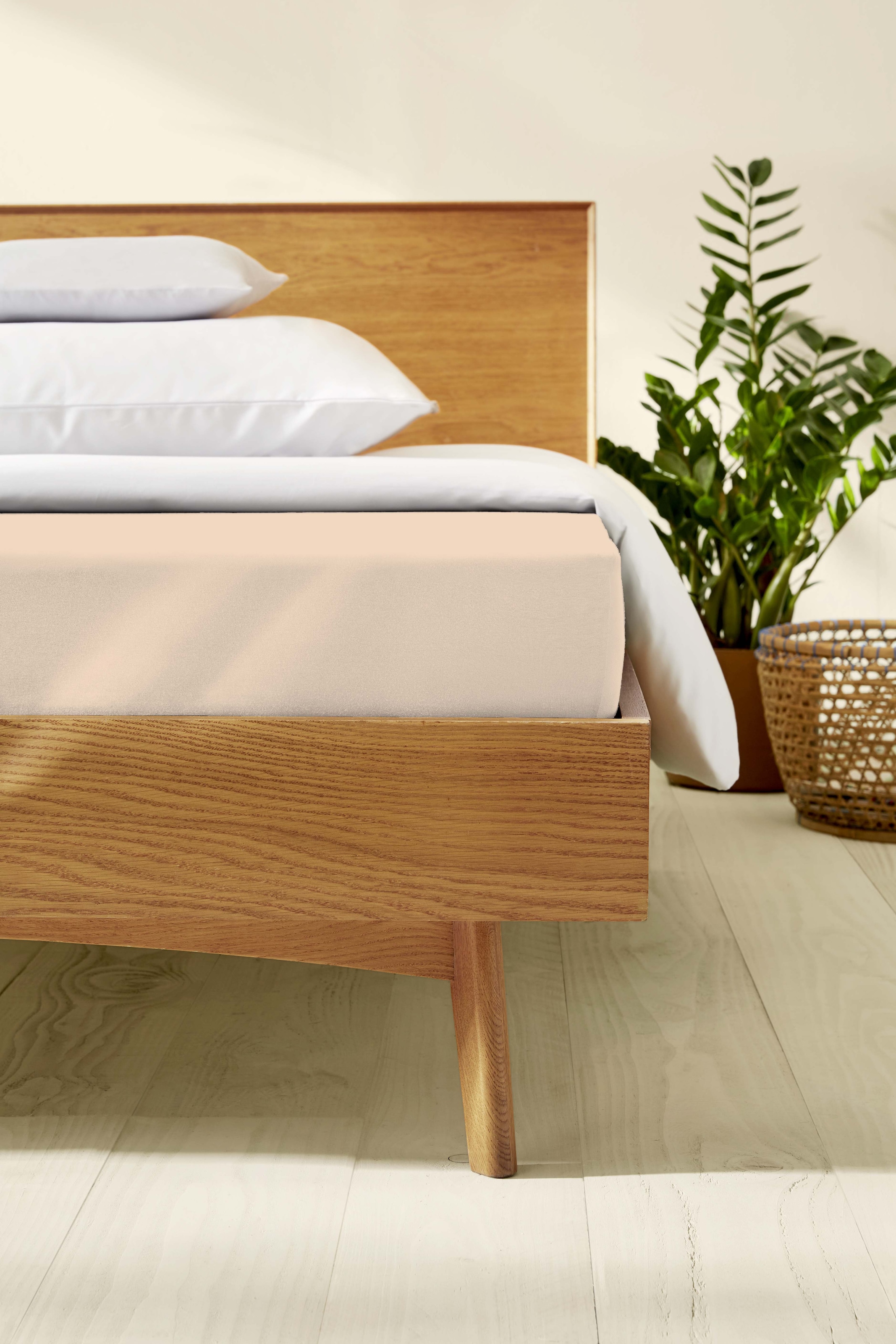 Kaeppel Spannbettlaken »Single Jersey Mako Cotton«, Bettlaken aus 100% Baumwolle
