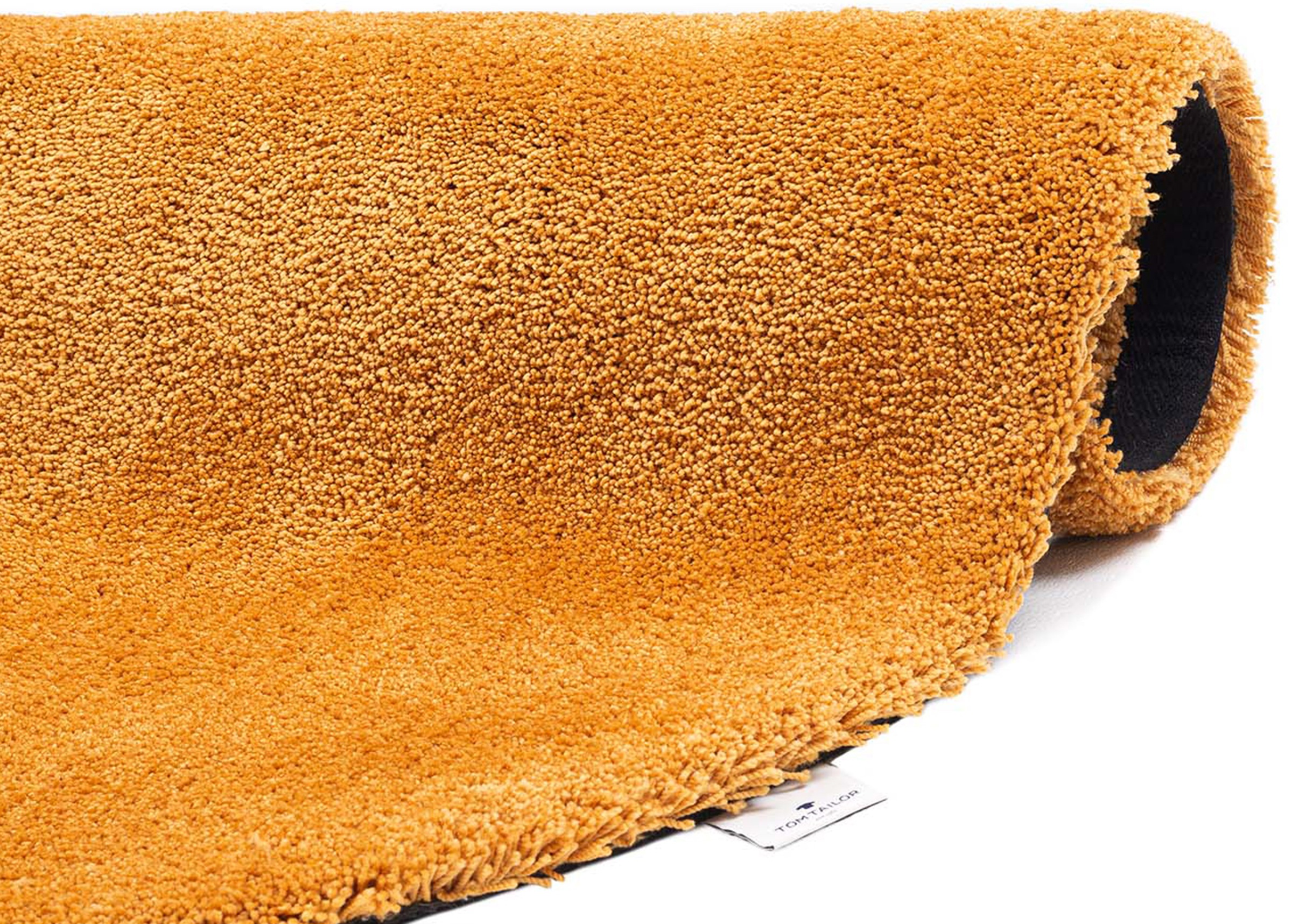 TOM TAILOR HOME Hochflor-Teppich »Shaggy Teppich Cozy«, rund, 25 mm Höhe, Uni Farben, auch in Pastell Farben, weich & kuschelig