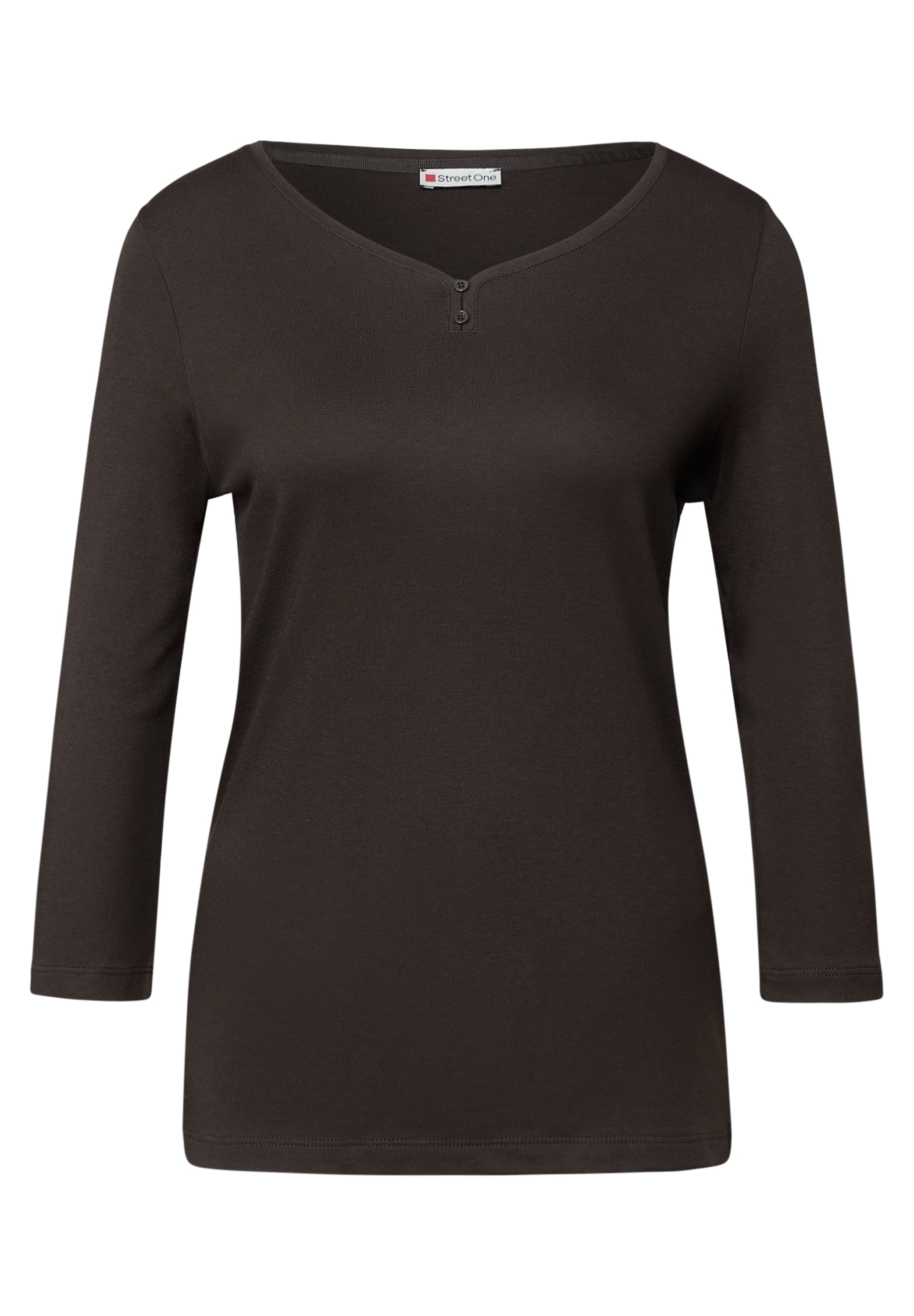 STREET ONE 3/4-Arm-Shirt, mit Knopfdetail