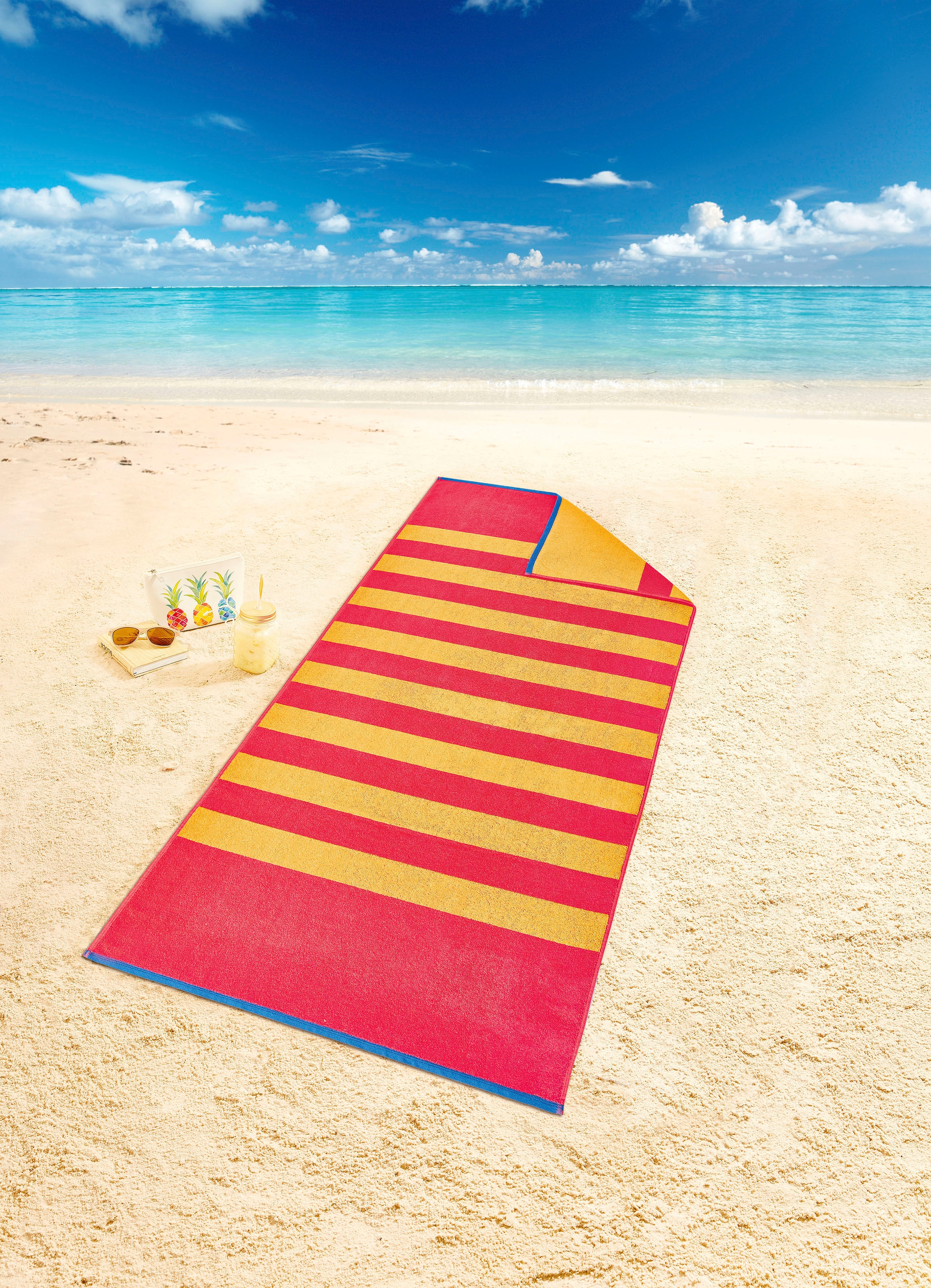 Dyckhoff Strandtuch »Stripes«, (1 St.), 100% Baumwolle