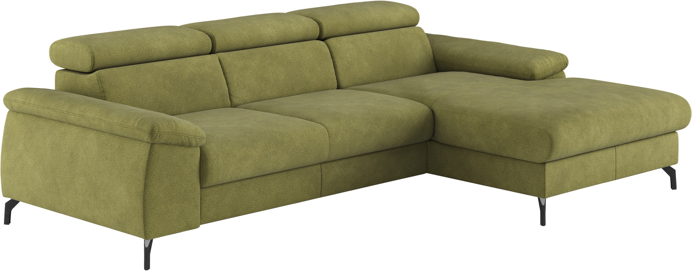 COTTA Ecksofa »Kitty L-Form«, mit Kopfteilverstellung, wahlweise mit Bettfunktion & Bettkasten