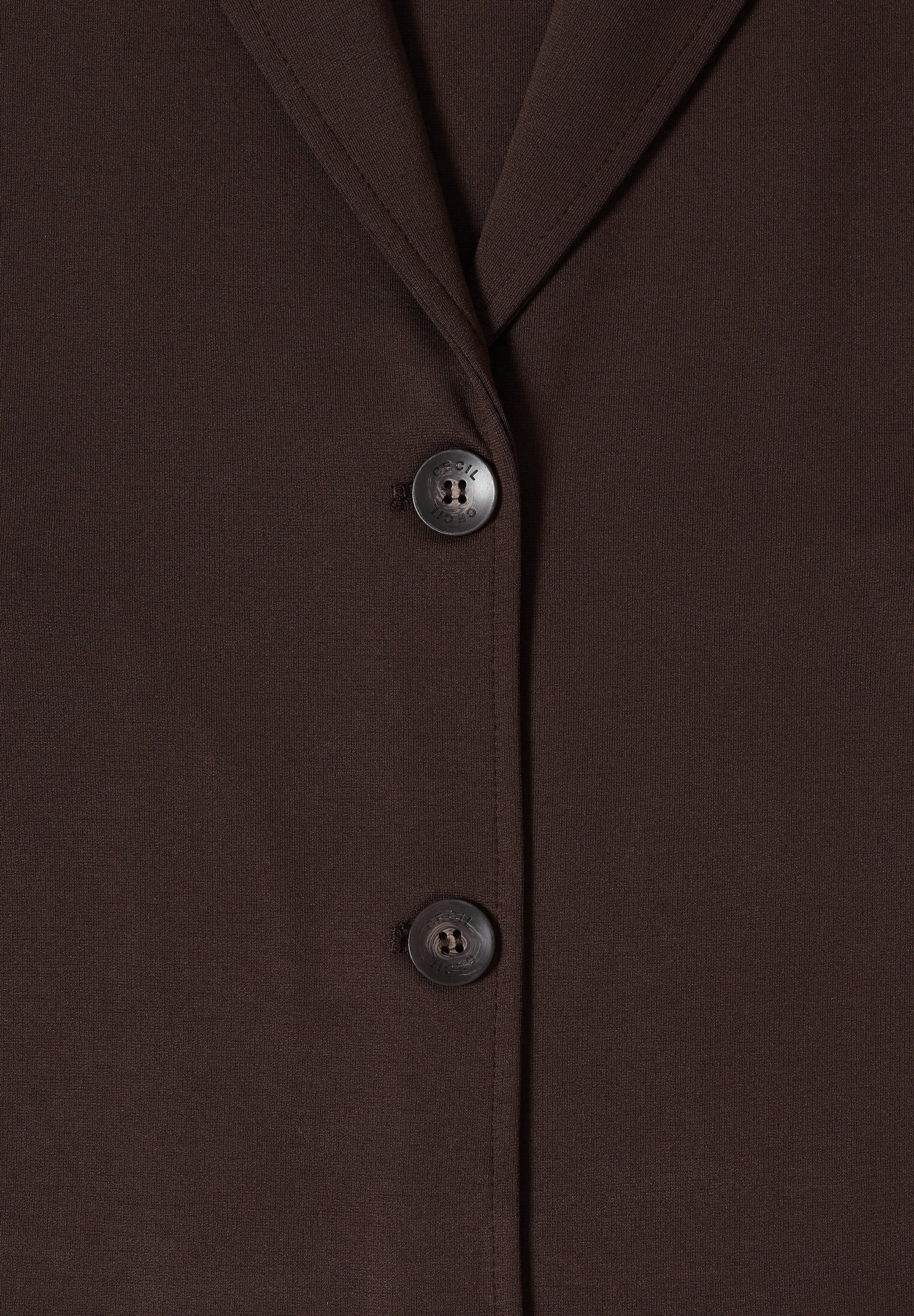 Cecil Sweatblazer mit Knopfverschluss und Viskose