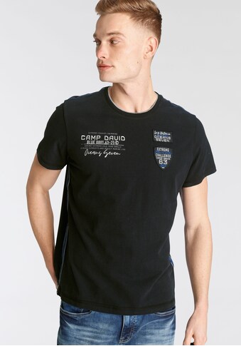 CAMP DAVID T-Shirt, mit Logobadge kaufen
