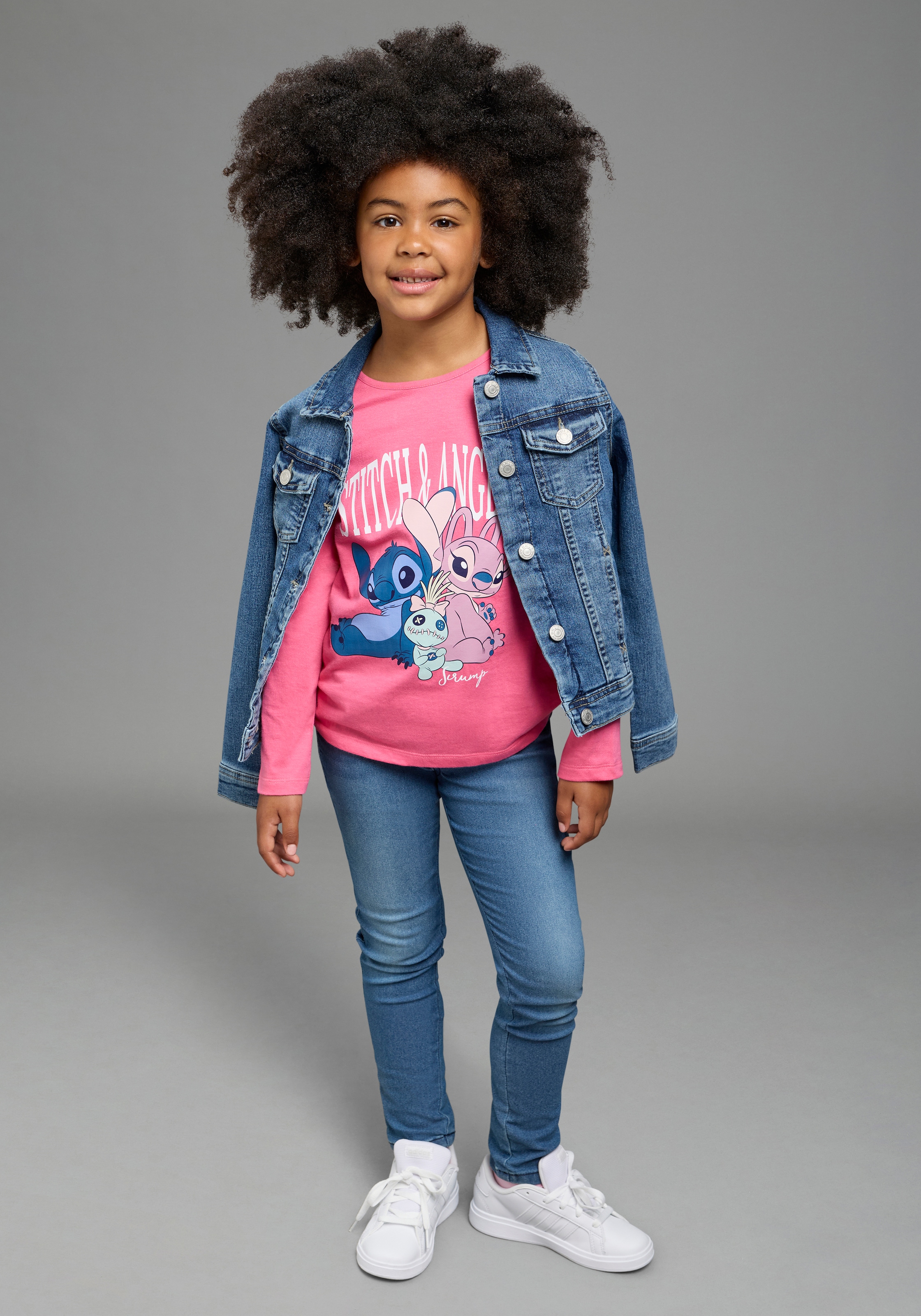 KIDSWORLD Langarmshirt »STITCH Shirt, Disney« Disney-Shirt, langarm, Basic-Passform, bedruckt