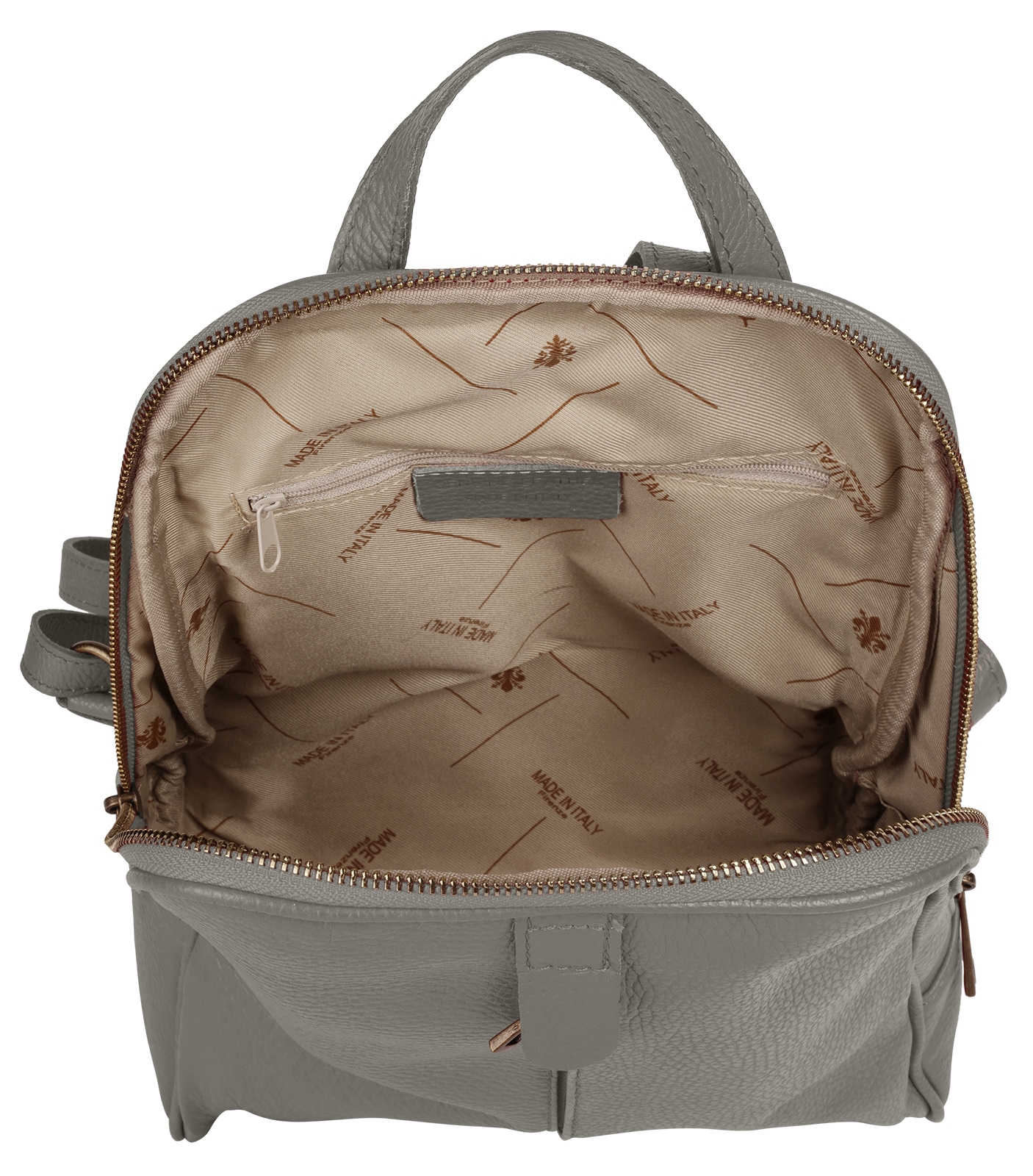 Samantha Look Cityrucksack, echt Leder, Made in Italy