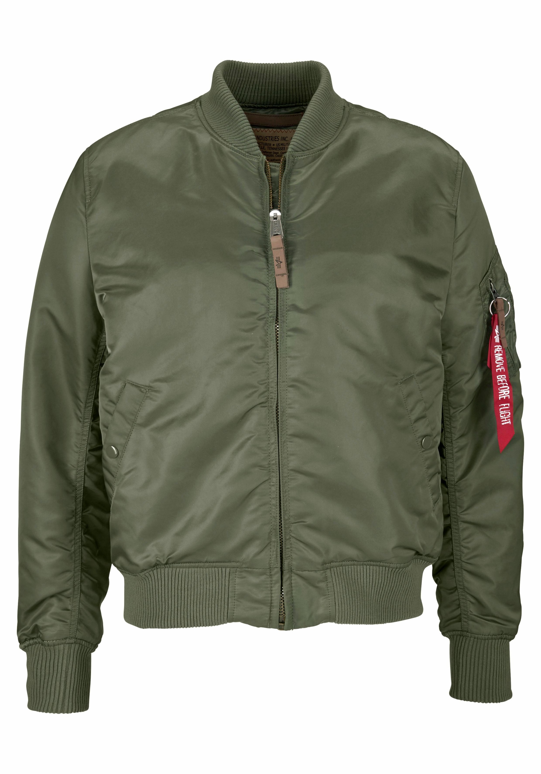 Alpha Industries Bomberjacke »MA-1 VF59 LONG«, ohne Kapuze, gefüttert