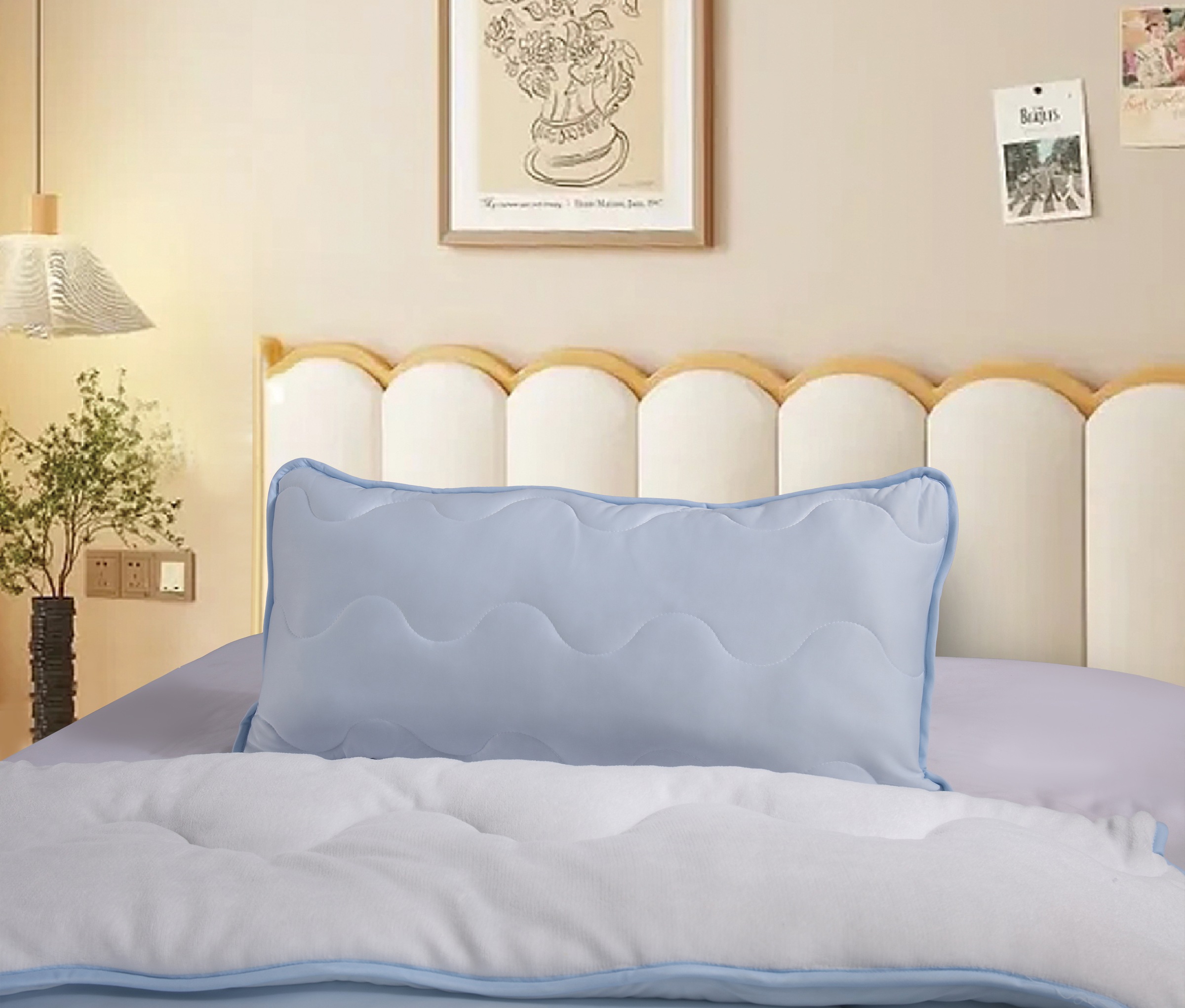 Beco Kopfkissen »NEUHEIT Kissenparade 40x80 & 80x80 cm erhältlich« Füllung: aufschüttelbare Faserbällchen 1 Stk. tlg. Kissen für Rückenschläfer, Seitenschläfer, Made in Germany