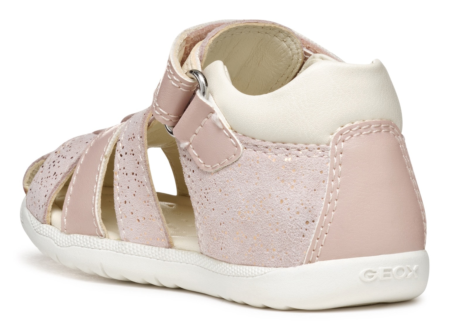 Geox Lauflernschuh »B SANDAL MACCHIA GIR«, Glitzerschuh, Festtagsschuh, Sandale mit Glitzer