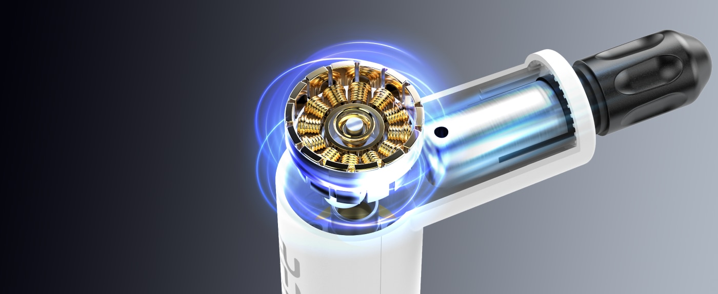 Renpho Massagepistole »Renpho Extend Massage Gun C004«, Inkl.Verlängerungsgriff für schwer zu erreichende Stellen