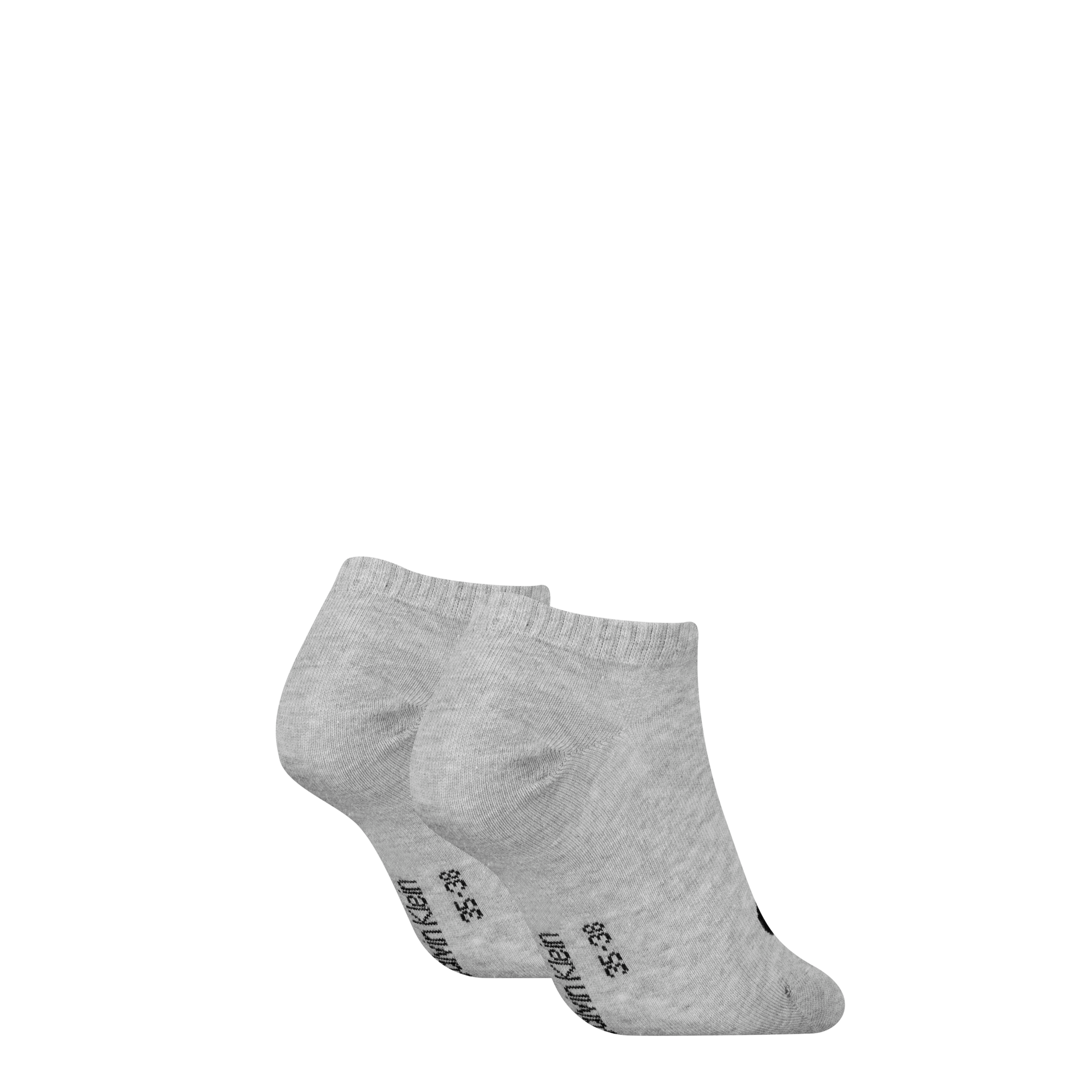 Calvin Klein Jeans Sneakersocken »CKJ WOMEN SNEAKER MONOGRAM« 2 Paar,  Rippenbündchen, Logostickerei vorn