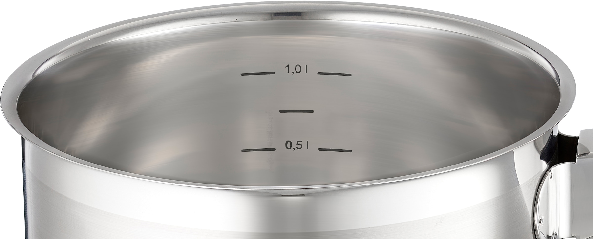 RÖSLE Induktion XXL cm, Universaltopf 16 mit Jahren mit Ø Garantie Innenskalierung, Edelstahl »CHARM«, 18/10, Kasserolle 3