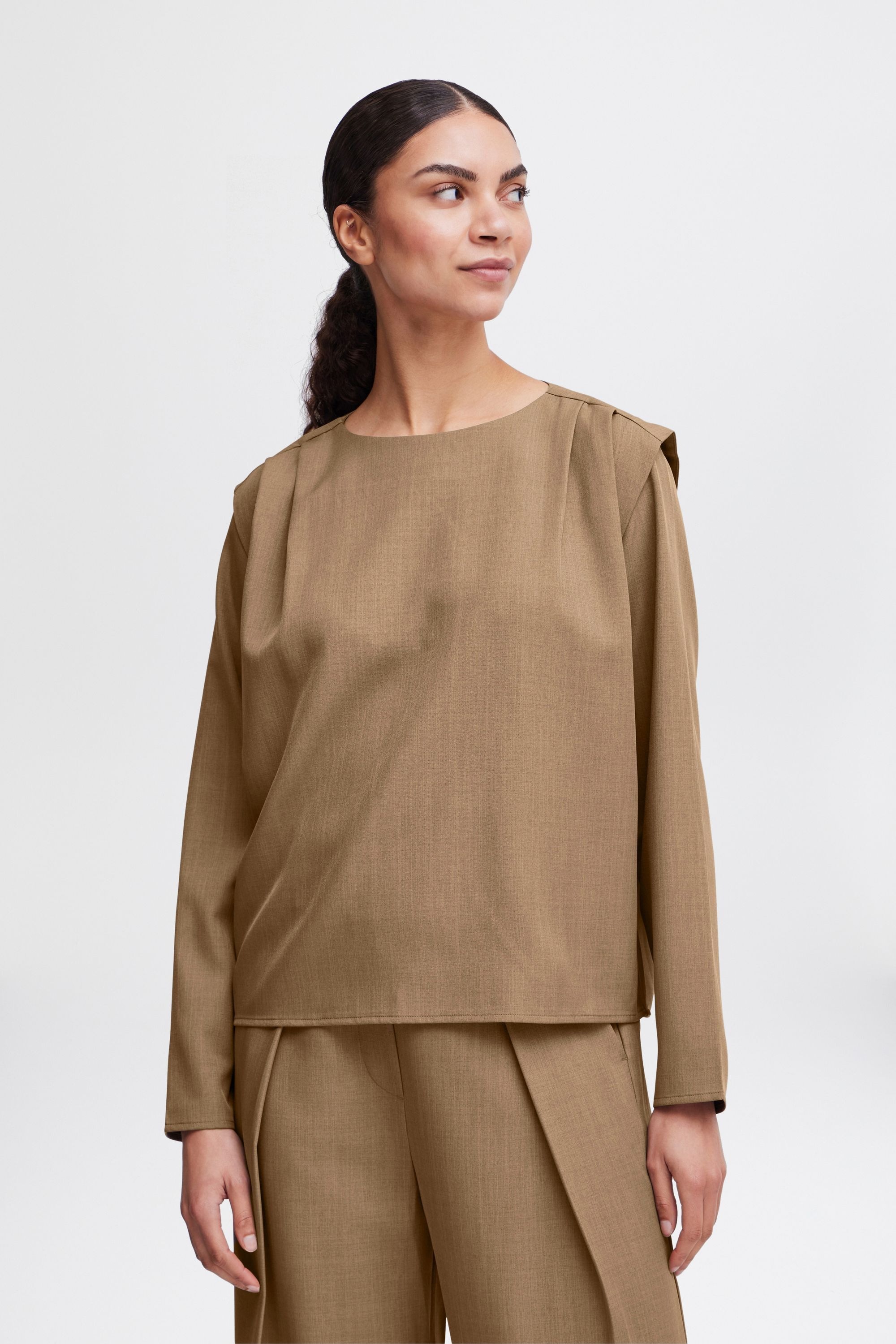 b.young Langarmbluse »Langarmbluse BYMMMIDDE BLOUSE -«