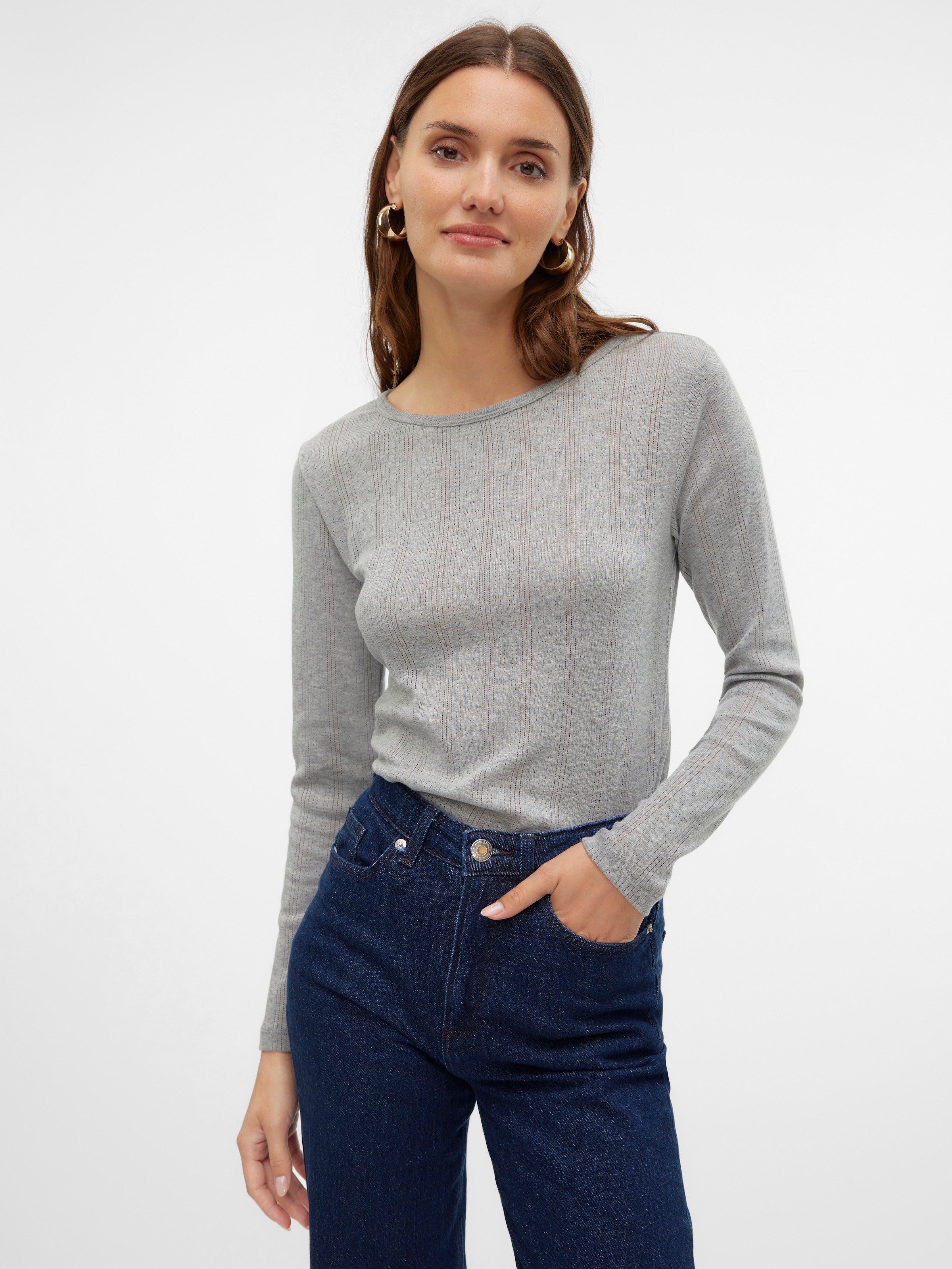 Vero Moda Langarmshirt »VMLISA LS TOP JRS NOOS«