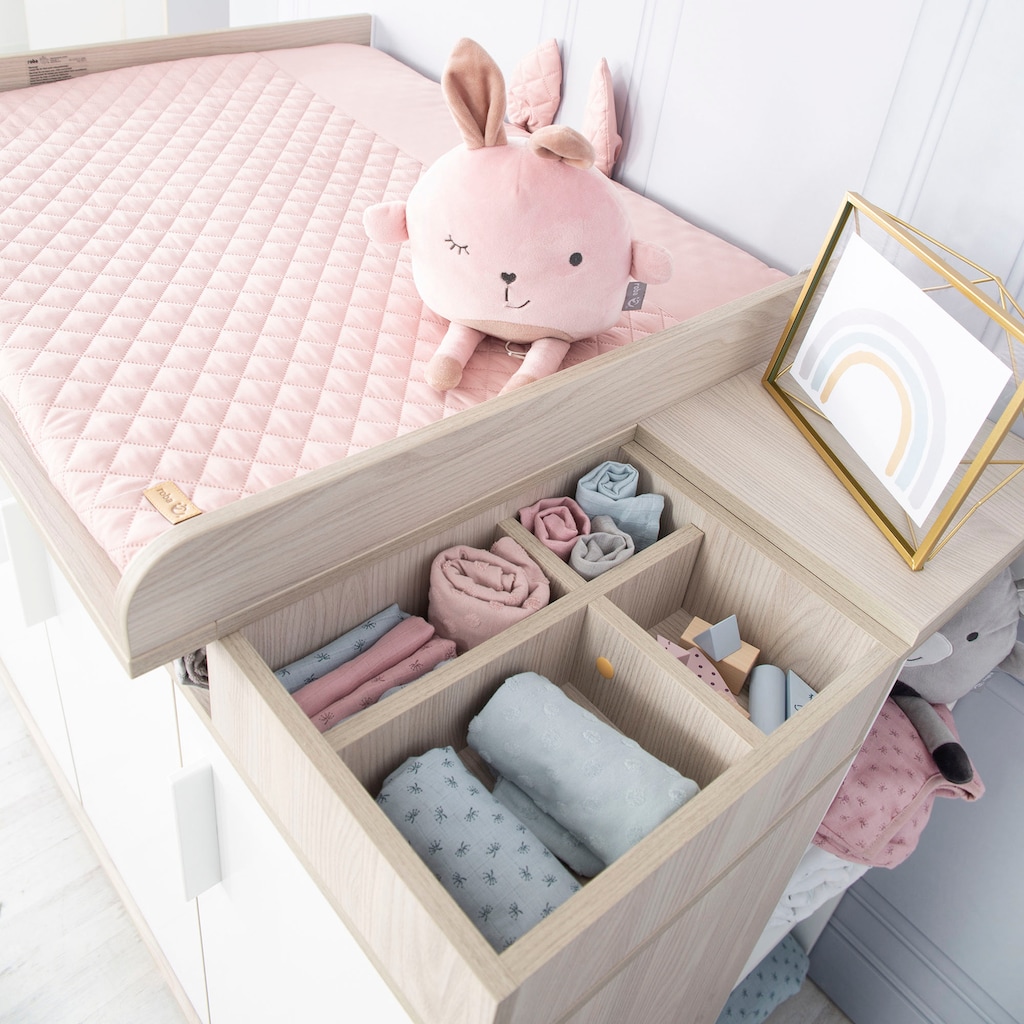 roba® Babyzimmer-Komplettset »Olaf«, (Set, 3 St., Kinderbett, Wickelkommode, Kleiderschrank)