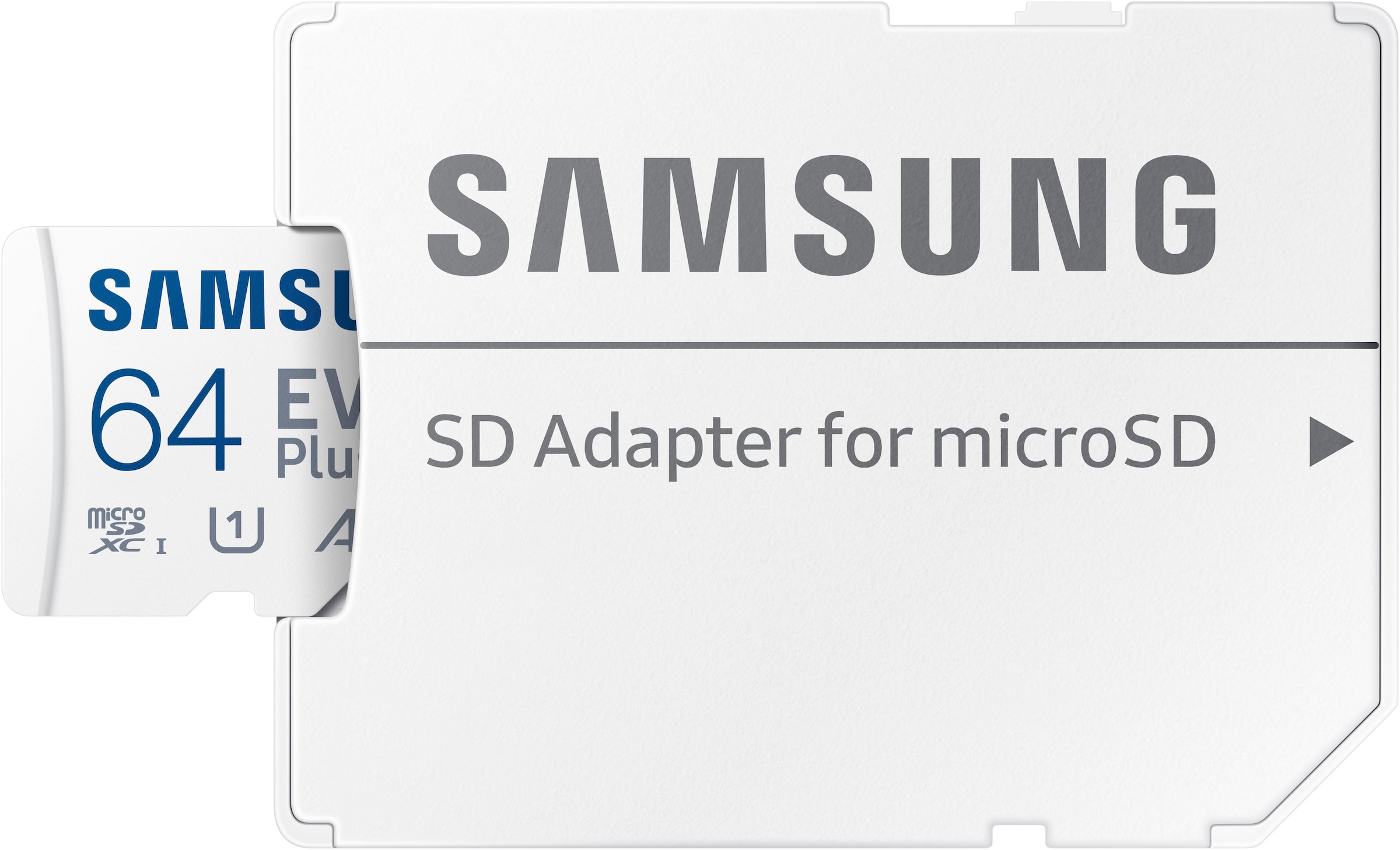 Samsung Speicherkarte »EVO Plus (2024) inkl. SD-Adapter«, (Video Speed Class 30 (V30)/UHS Speed Class 3 (U3) 160 MB/s Lesegeschwindigkeit)