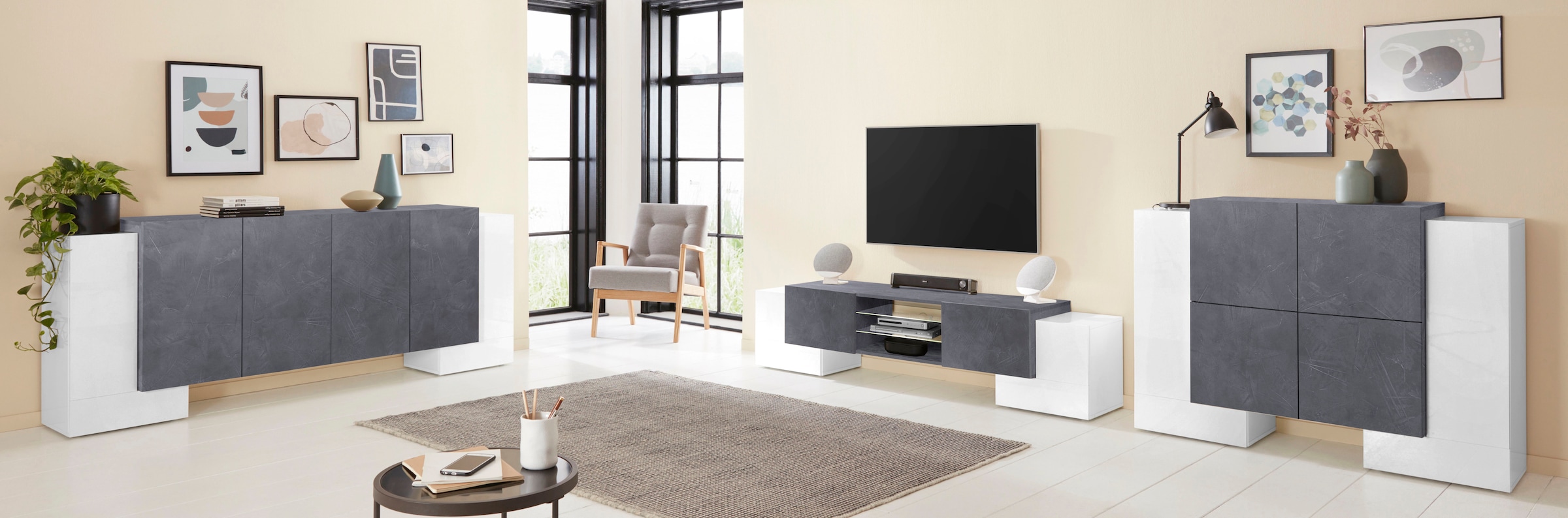 INOSIGN Sideboard »Pillon«, Breite 210 cm