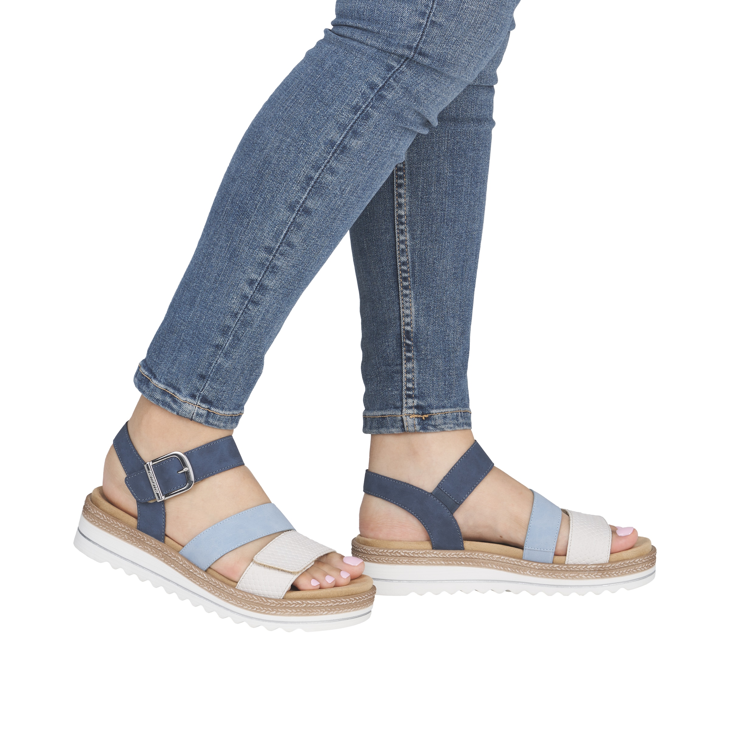 Remonte Keilsandalette  Keilabsatz, Sommerschuh, Sandale in veganer Verarbeitung
