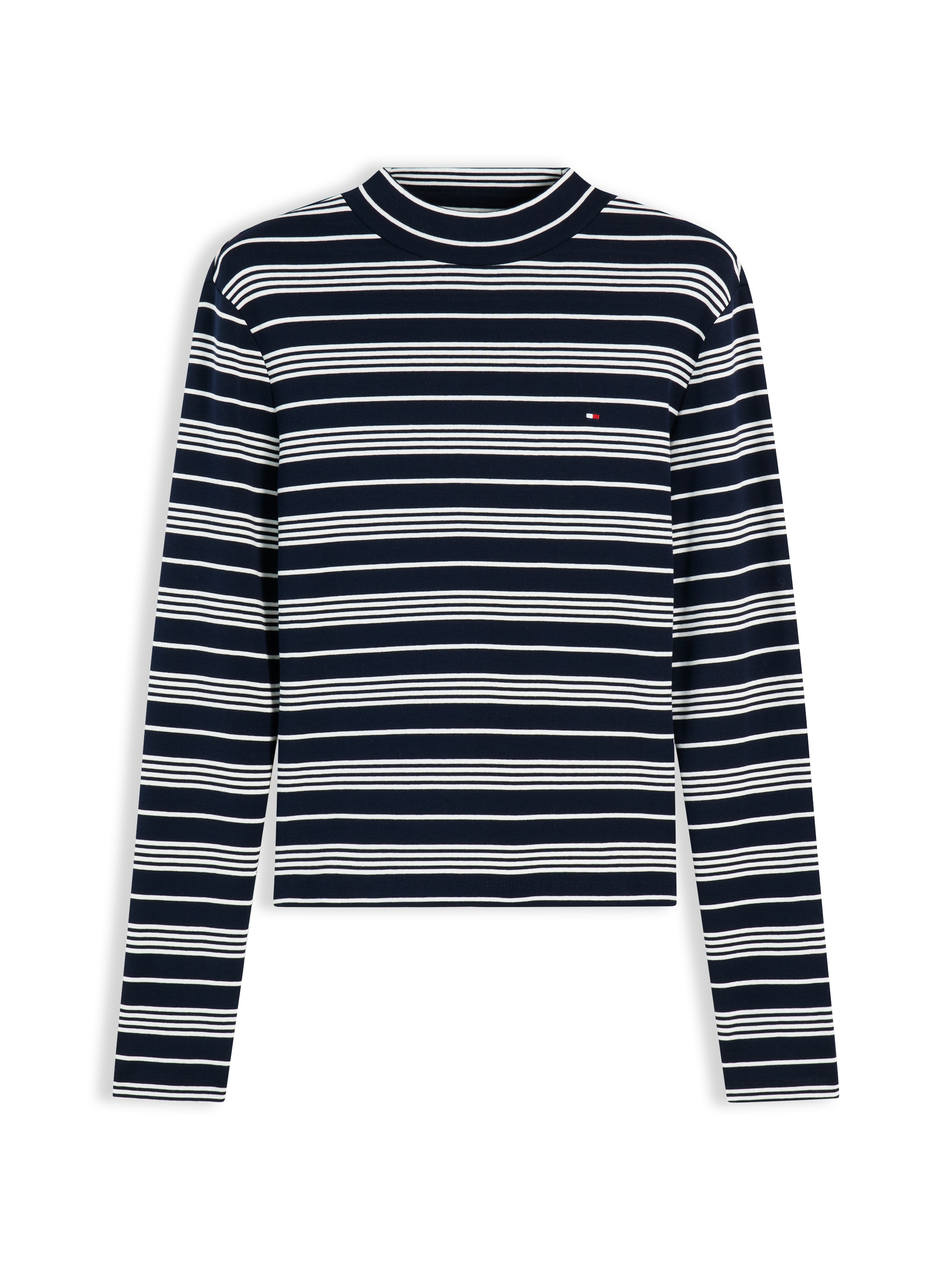 Tommy Hilfiger Langarmshirt »SLIM CODY MOCK-NK LS« Baumwolle, slim fit